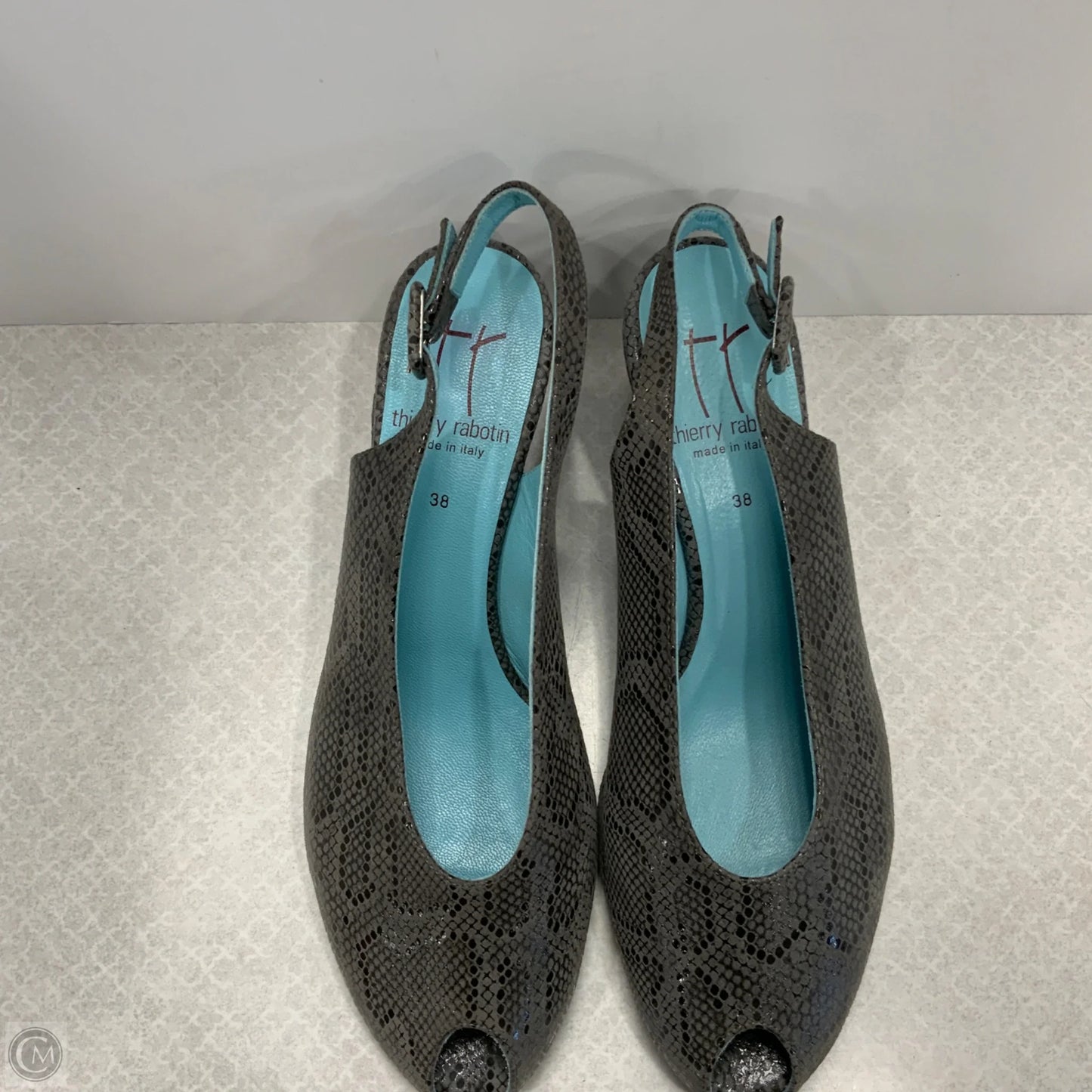 Sandals Heels Wedge By Thierry Rabotin In Grey, Size: 7.5