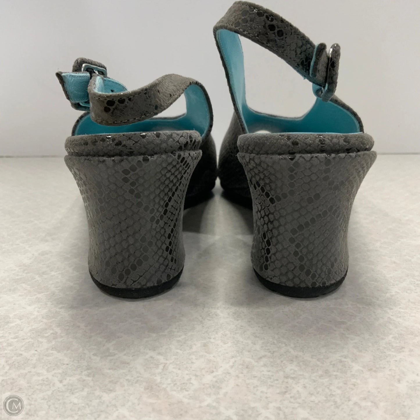 Sandals Heels Wedge By Thierry Rabotin In Grey, Size: 7.5
