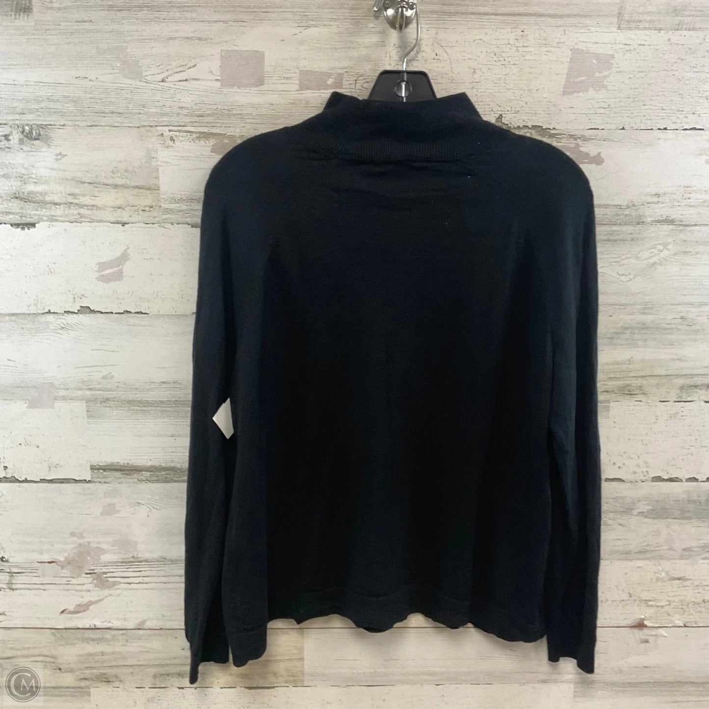 Top Long Sleeve By Eileen Fisher In Black, Size: S