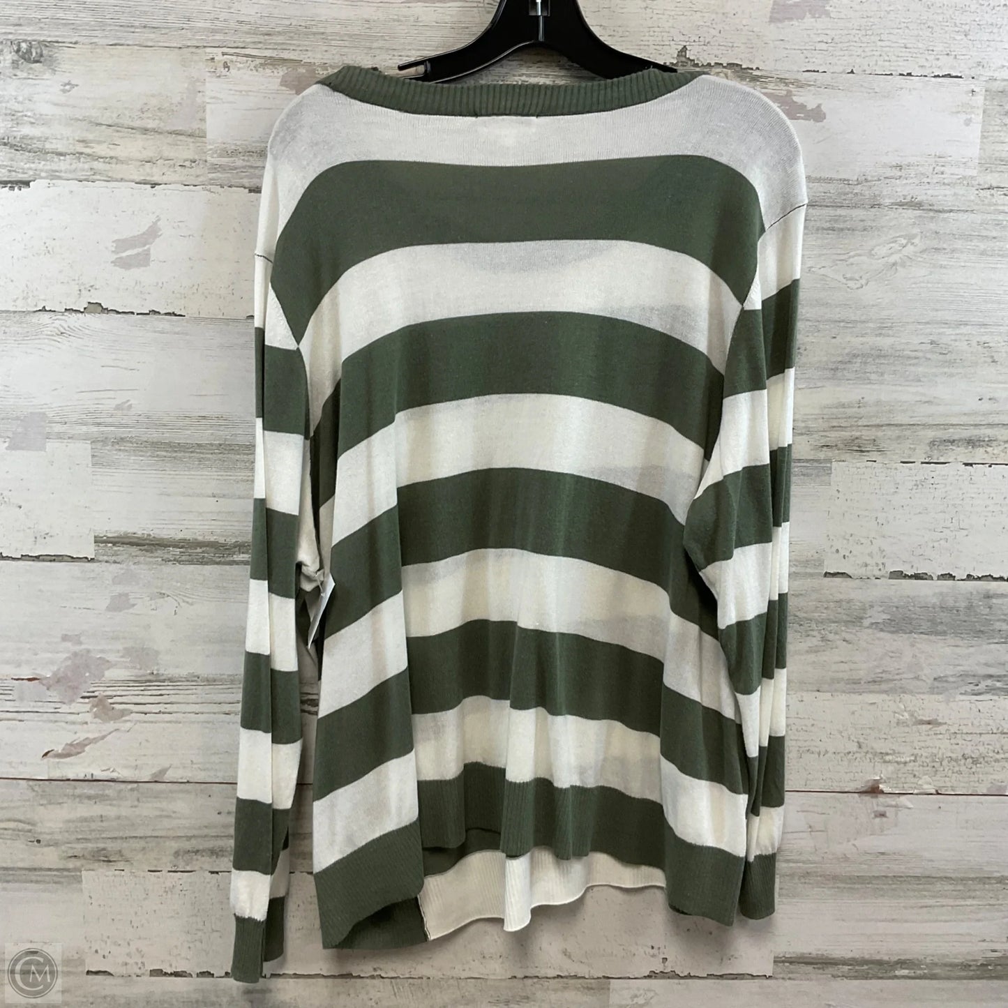 Top Long Sleeve By CANDACE CAMERON BURE In Green, Size: 2x