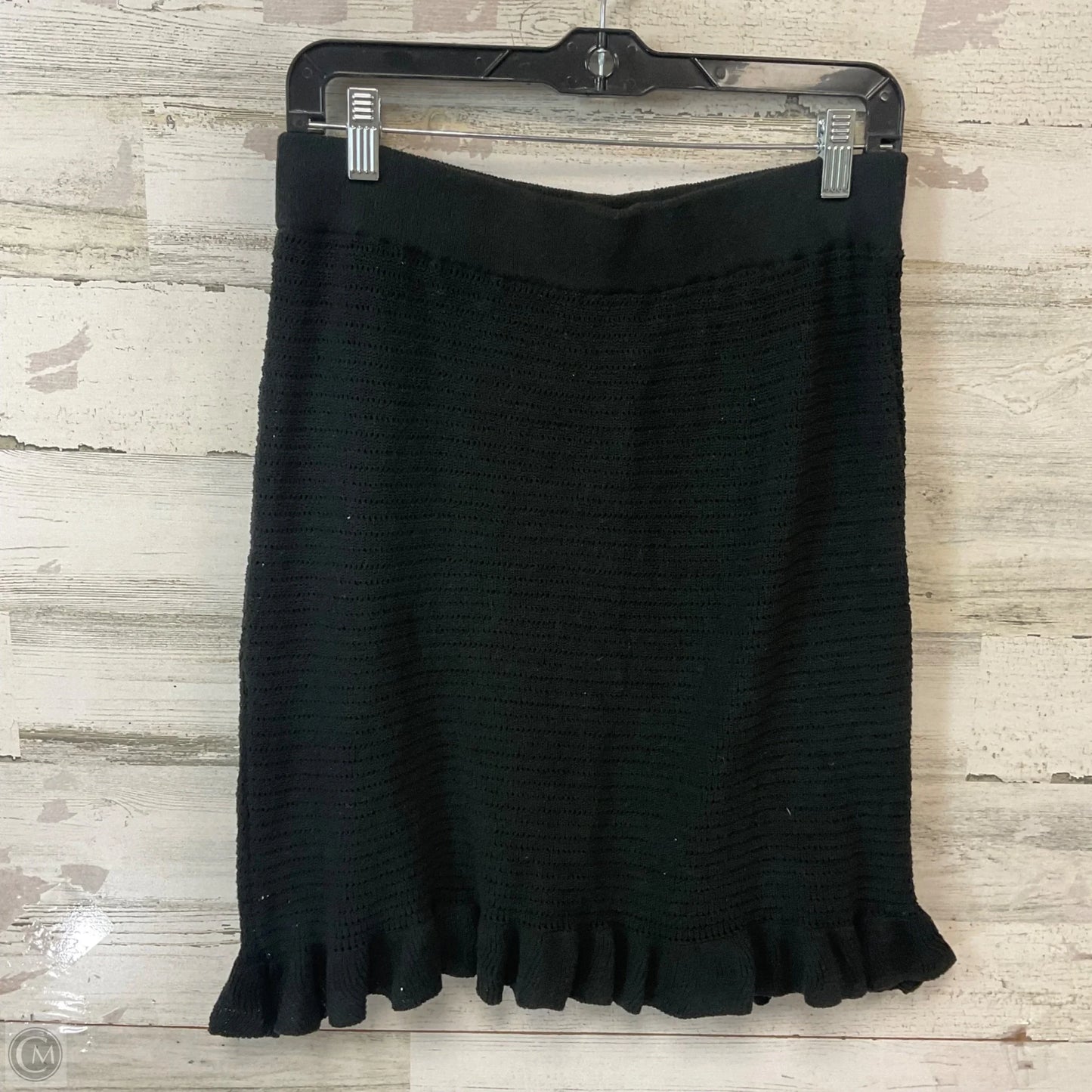 Skirt Midi By Anthropologie In Black, Size: M