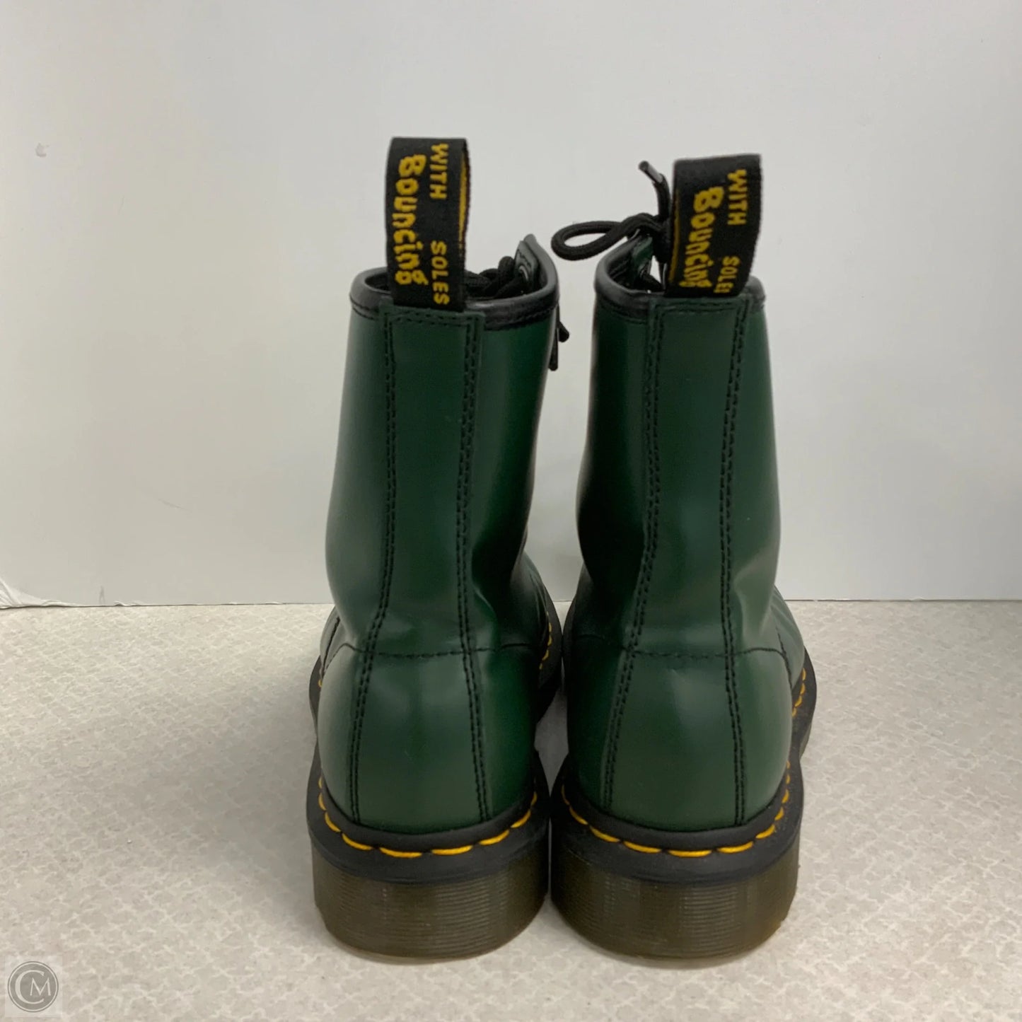 Boots Combat By Dr Martens In Green, Size: 8