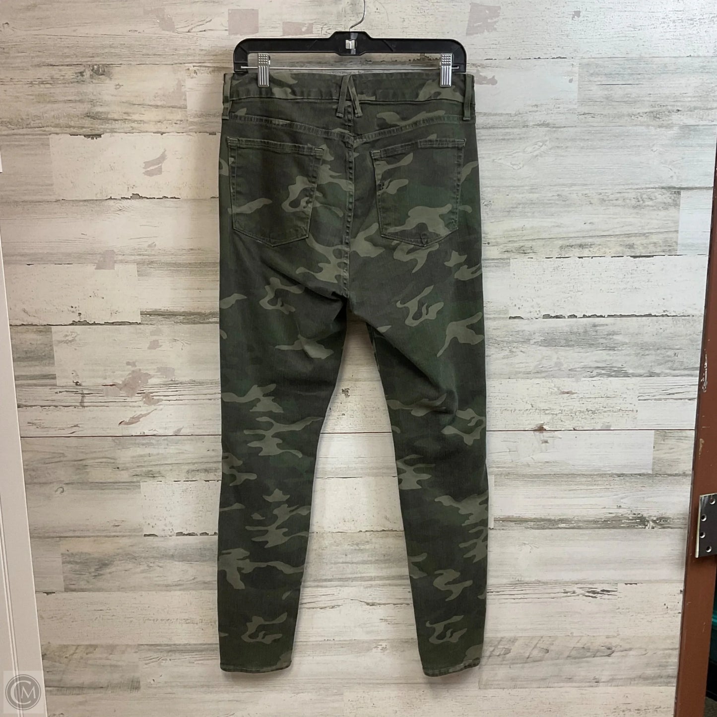 Jeans Skinny By Good American In Green, Size: 10