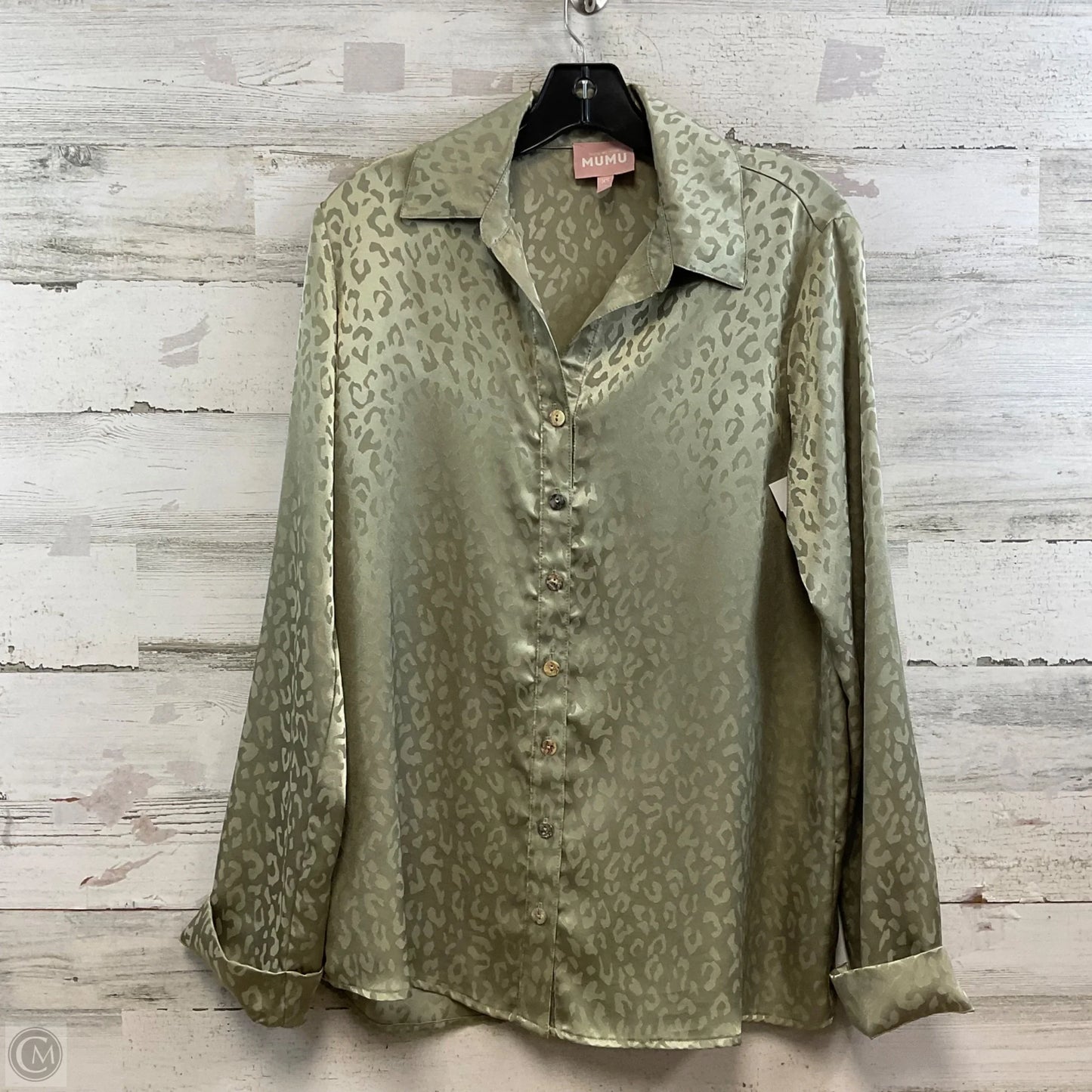 Blouse Long Sleeve By Show Me Your Mumu In Green, Size: Xs
