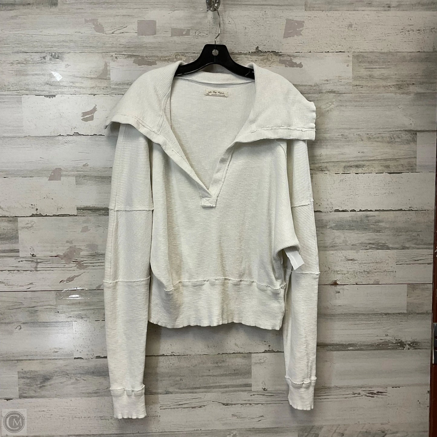 Top Long Sleeve By We The Free In White, Size: L