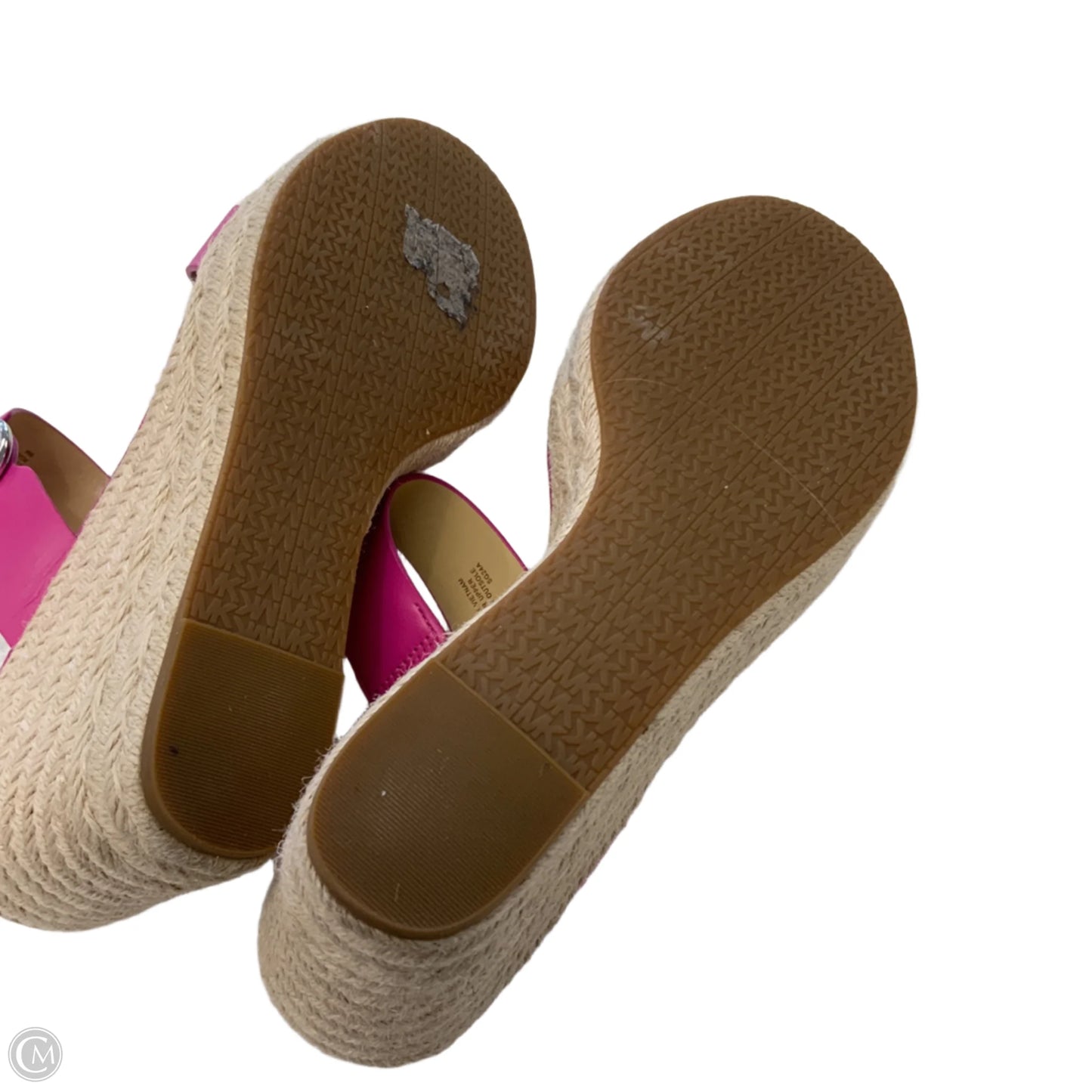 Sandals Heels Wedge By Michael By Michael Kors In Pink, Size: 9