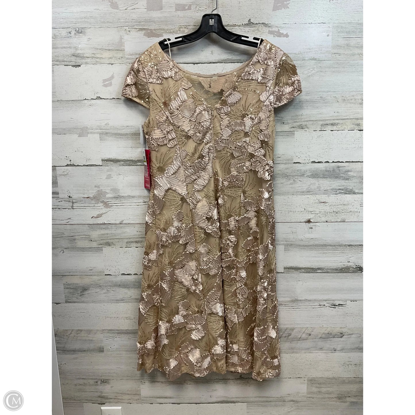 Dress Party Midi By Alex Evenings In Gold, Size: 14