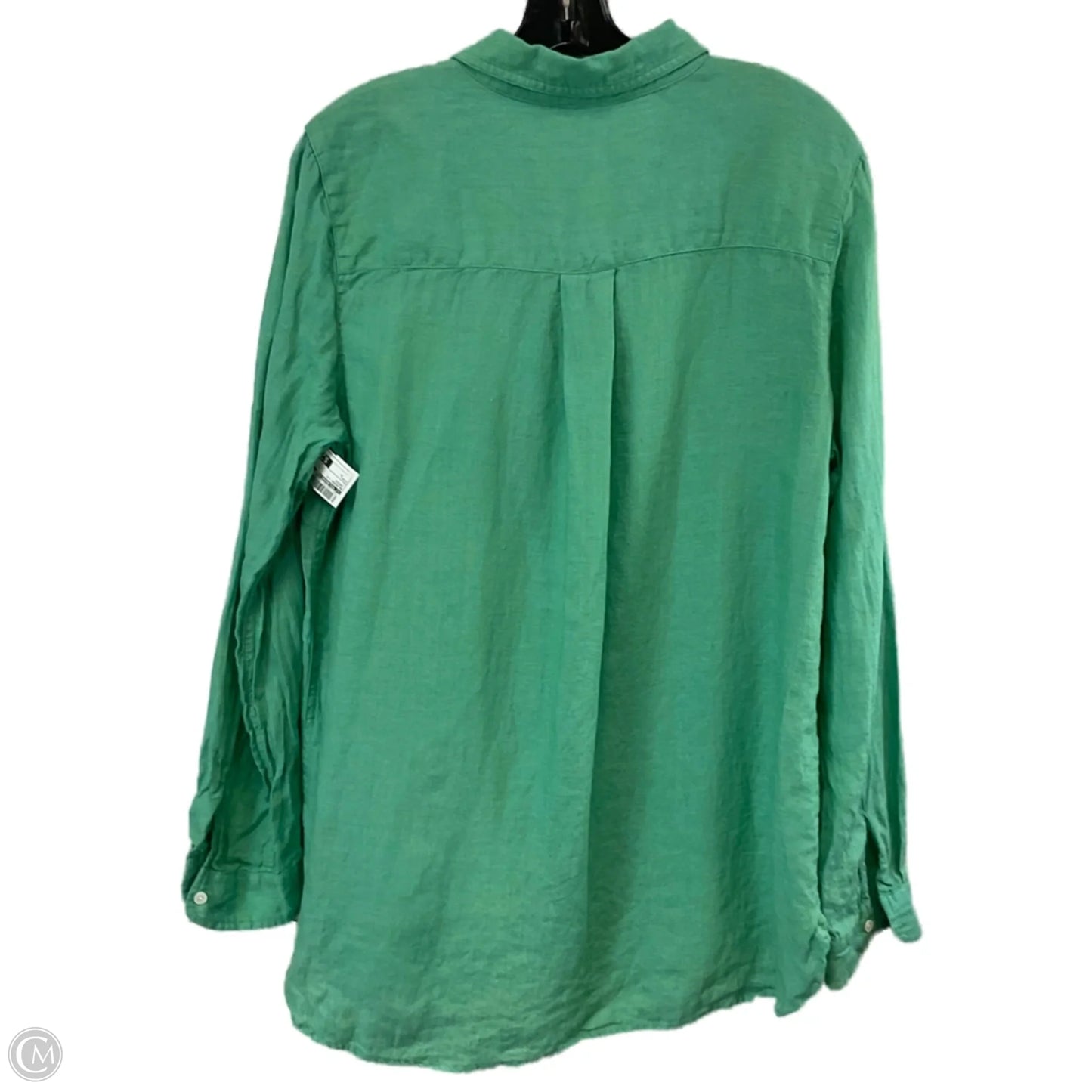 Blouse Long Sleeve By J Mclaughlin In Green, Size: L