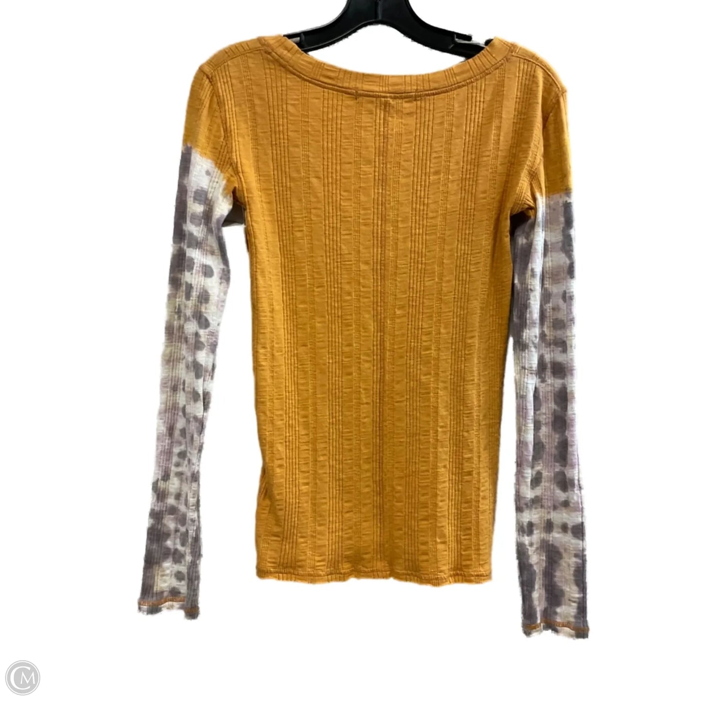 Top Long Sleeve By We The Free In Yellow, Size: S