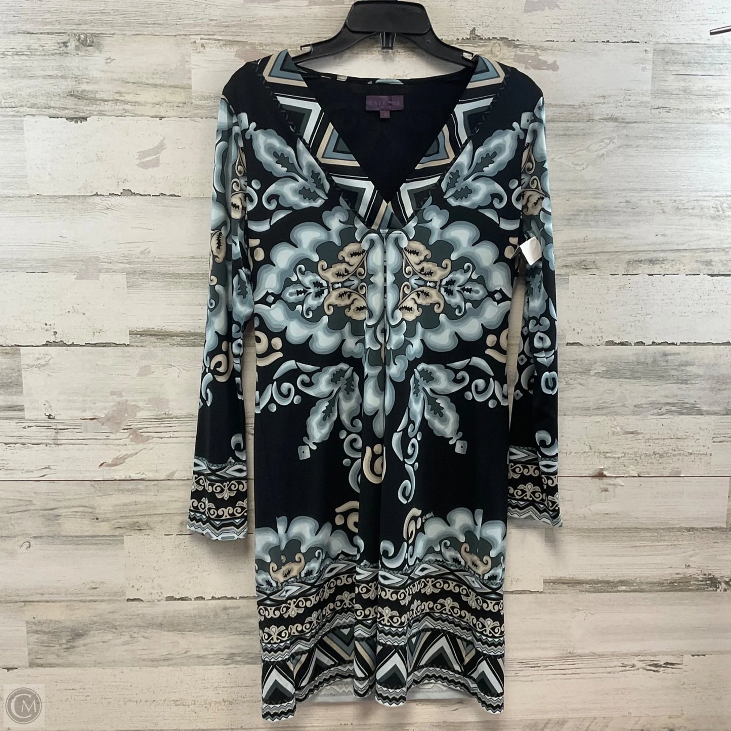 Dress Casual Short By Hale Bob In Black & Blue, Size: S