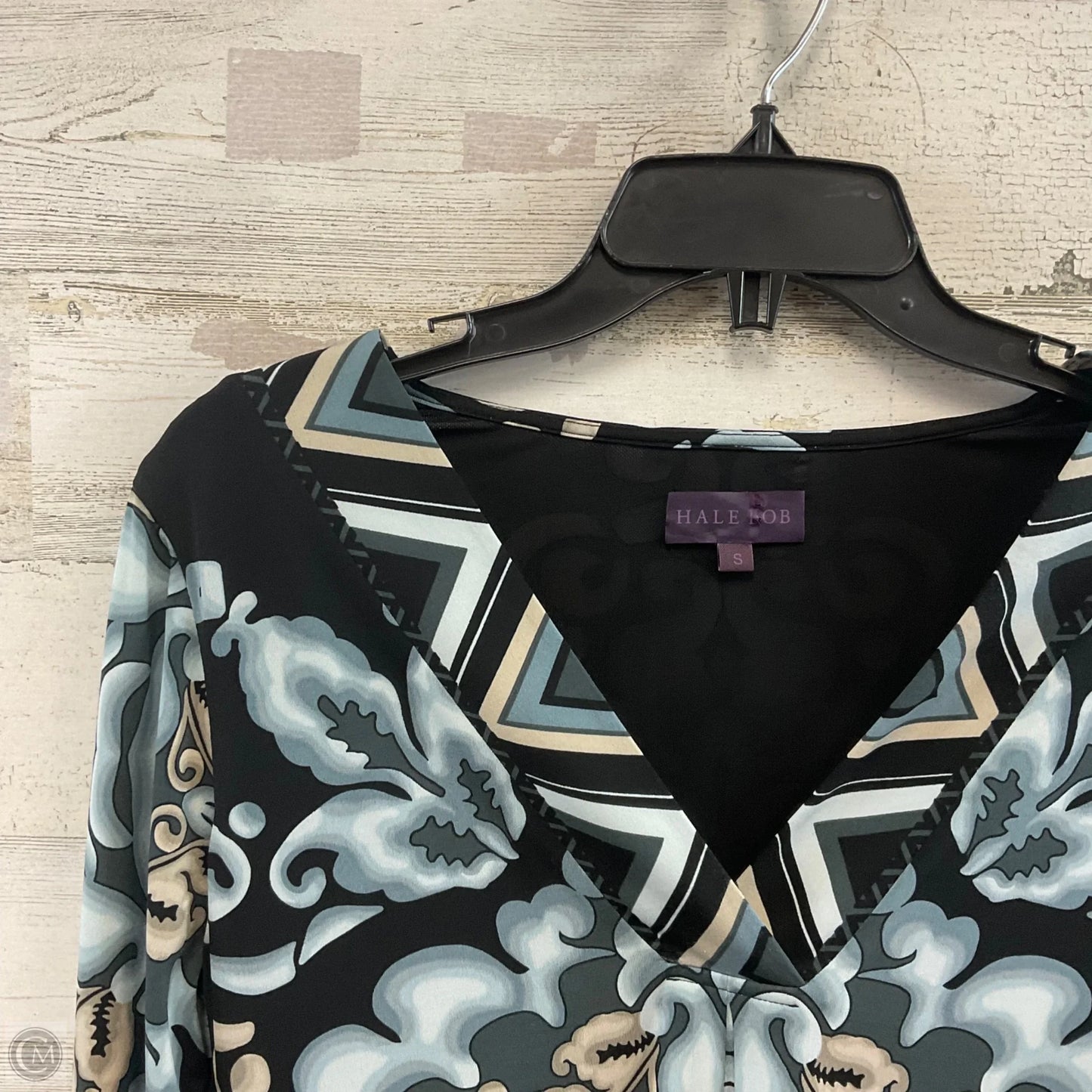 Dress Casual Short By Hale Bob In Black & Blue, Size: S