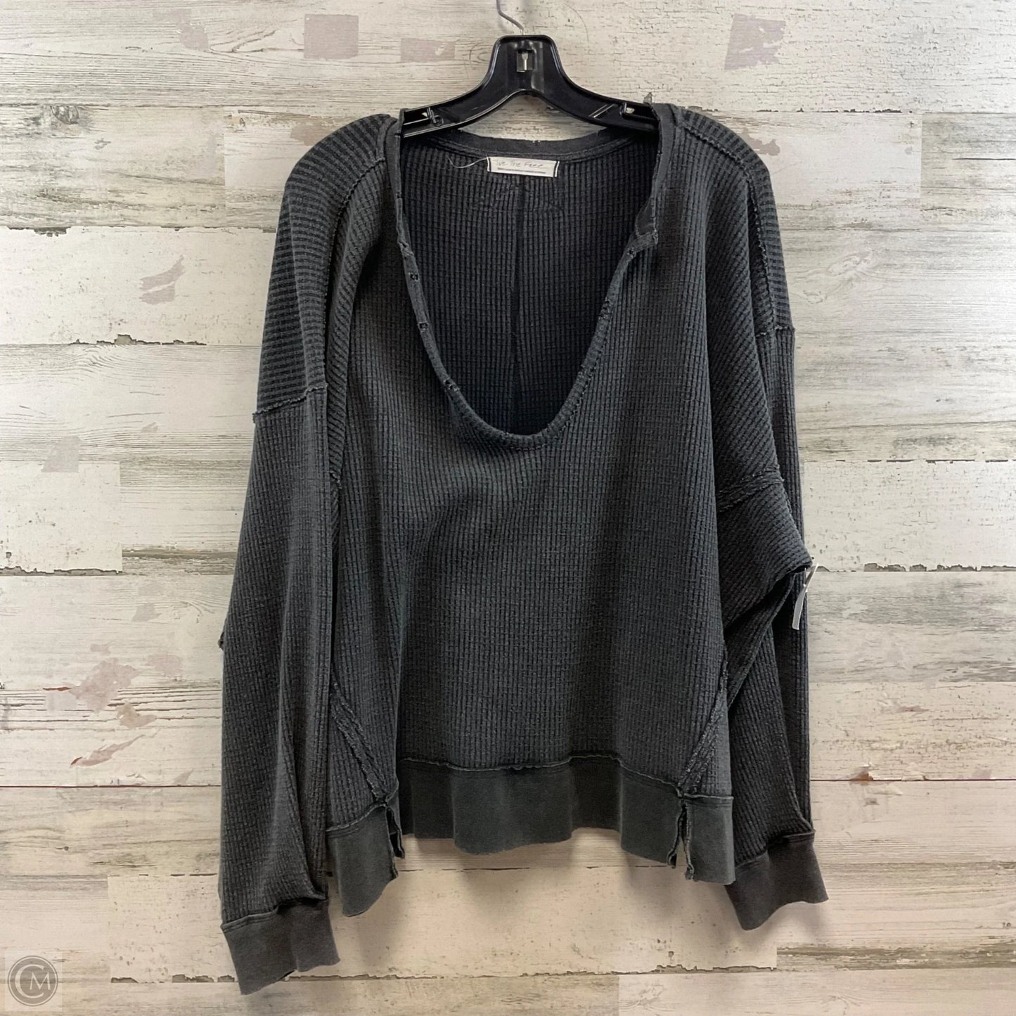 Top Long Sleeve By We The Free In Grey, Size: S
