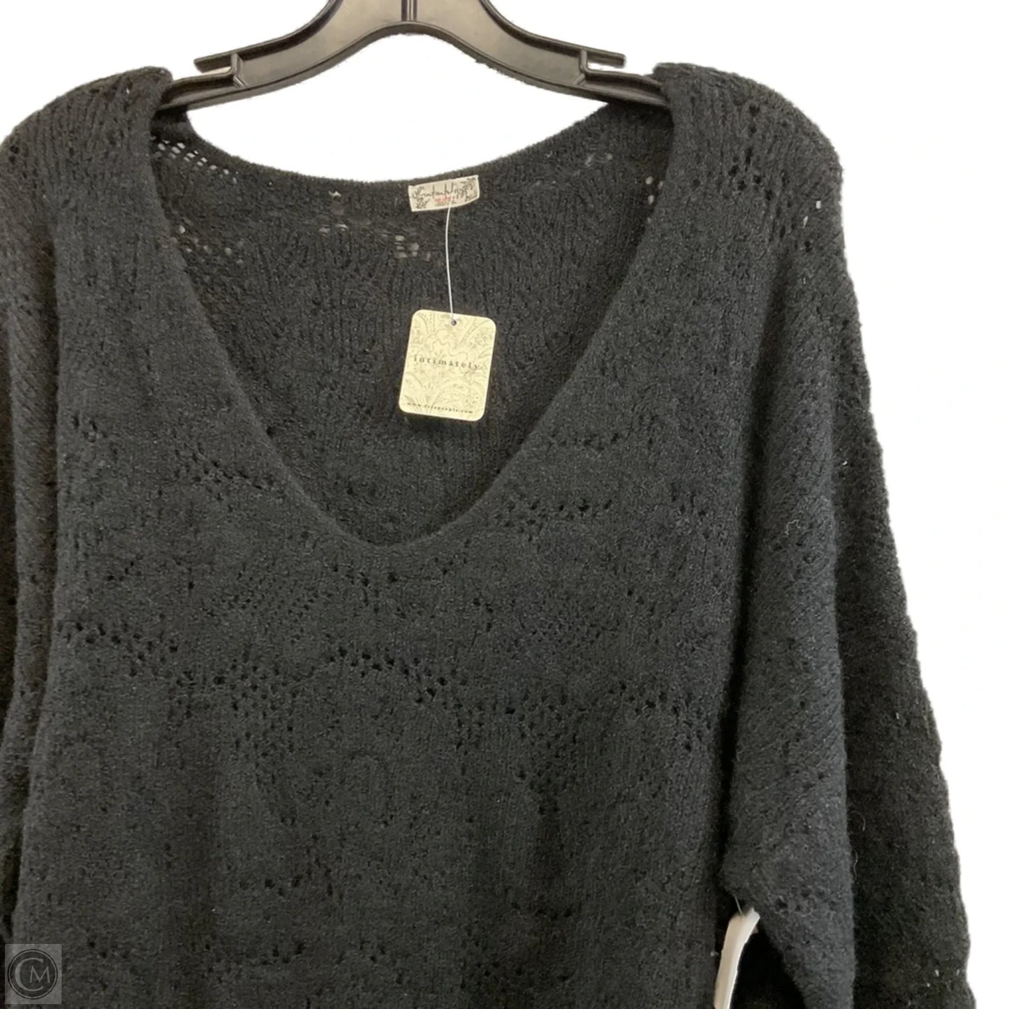Sweater By Free People In Black, Size: Xs