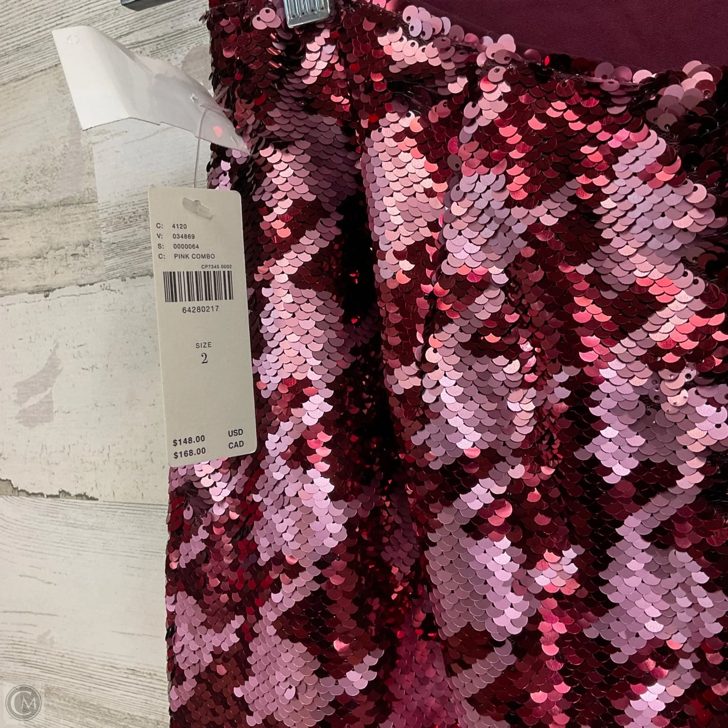 Skirt Midi By Maeve In Pink & Red, Size: 2