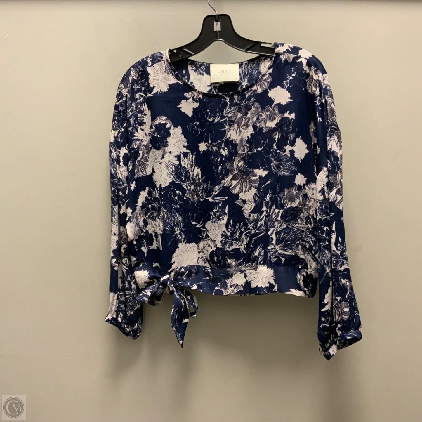 Top Long Sleeve By Anthropologie In Blue, Size: Xs