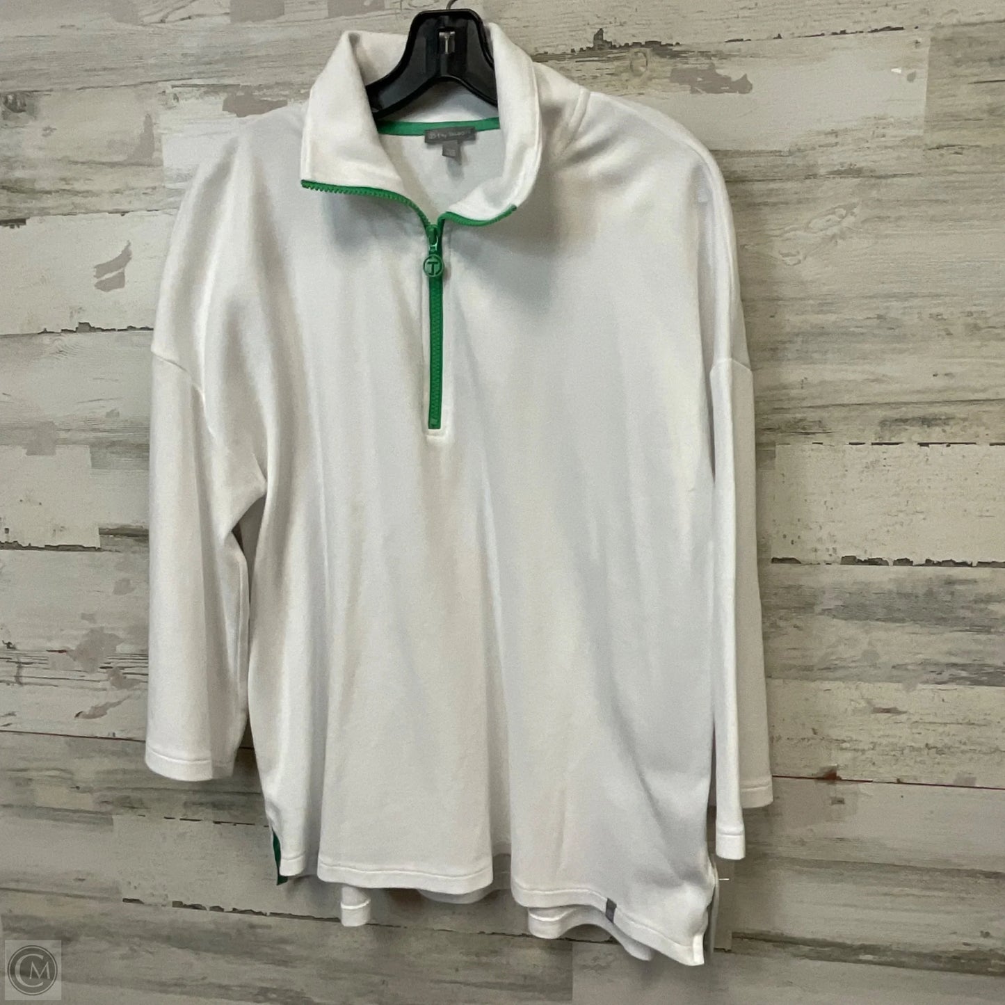 Top Long Sleeve By Talbots In White, Size: Xlp