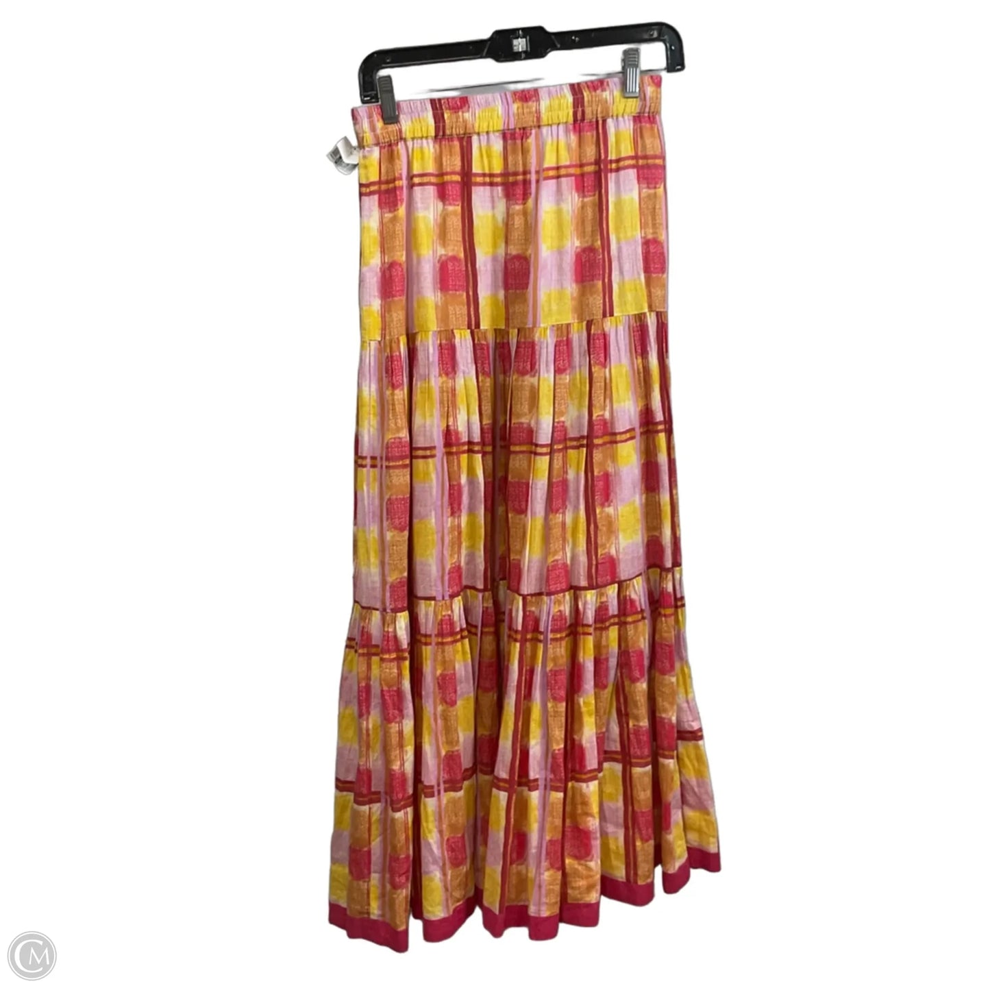 Skirt Maxi By Ros Garden In Red & Yellow, Size: Xs