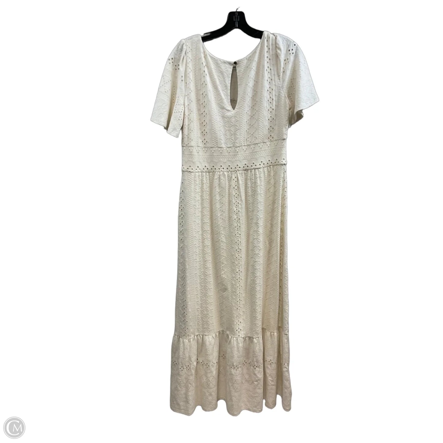 Dress Casual Maxi By Maeve In Cream, Size: M