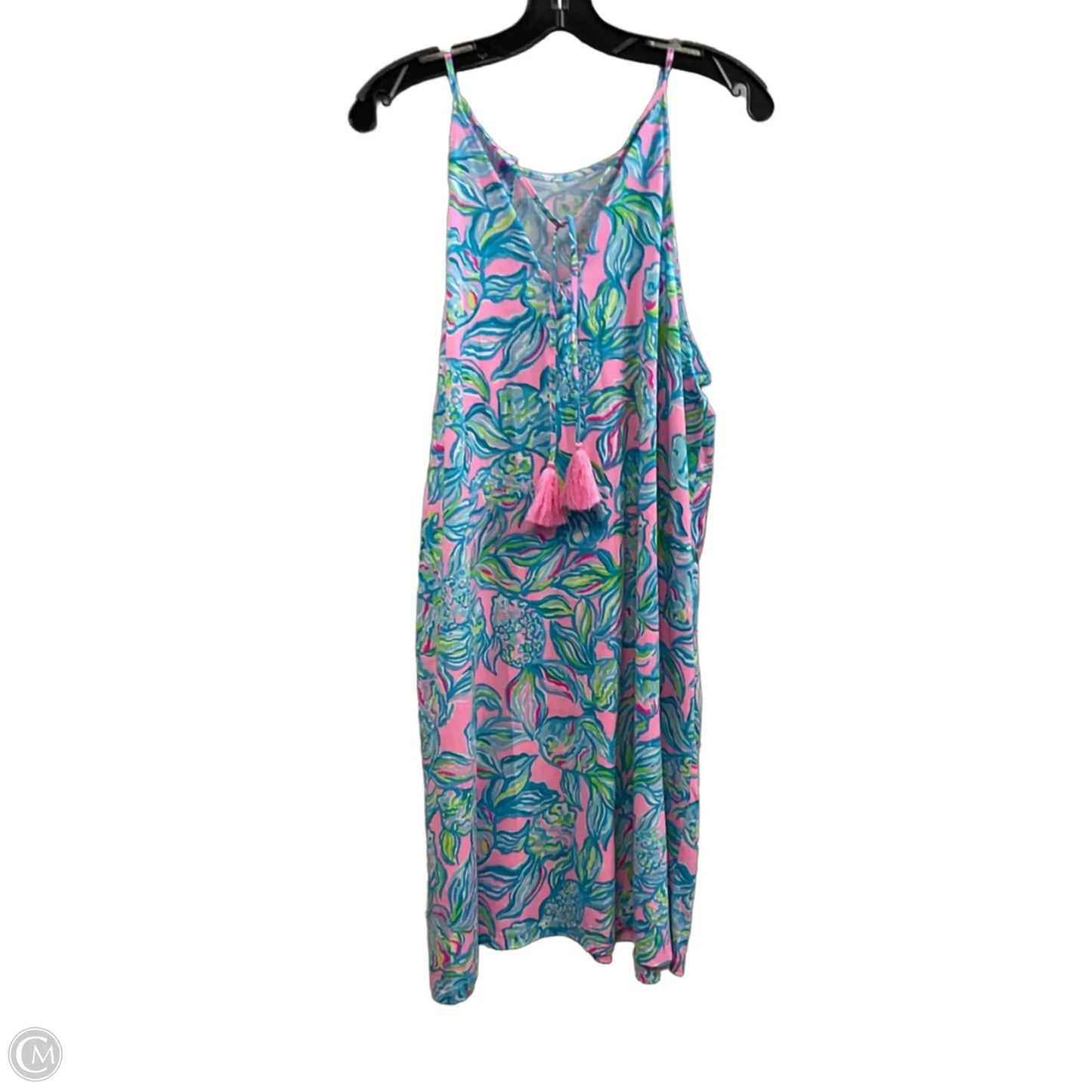 Dress Casual Short By Lilly Pulitzer In Blue & Pink, Size: L
