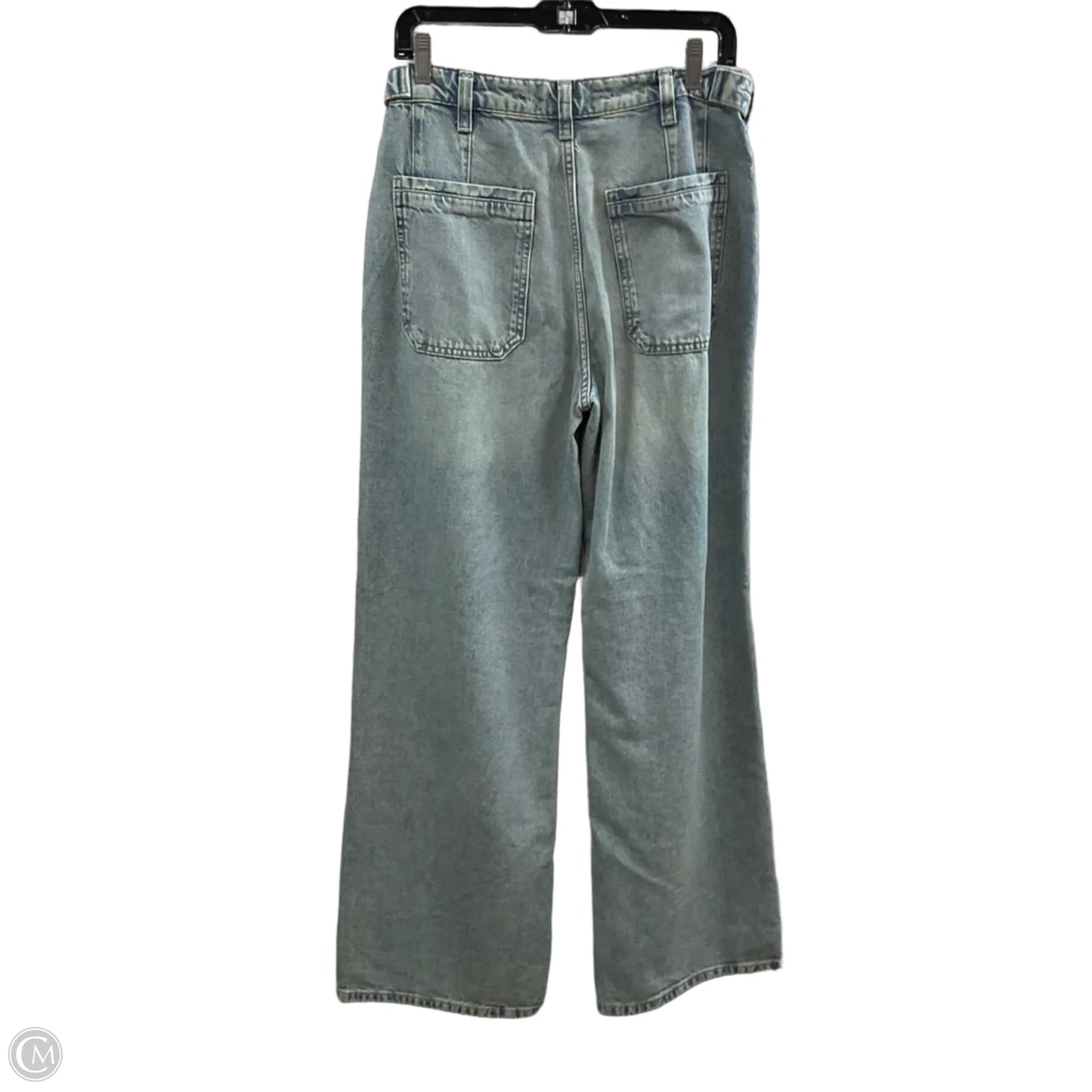 Jeans Wide Leg By We The Free In Blue Denim, Size: 4