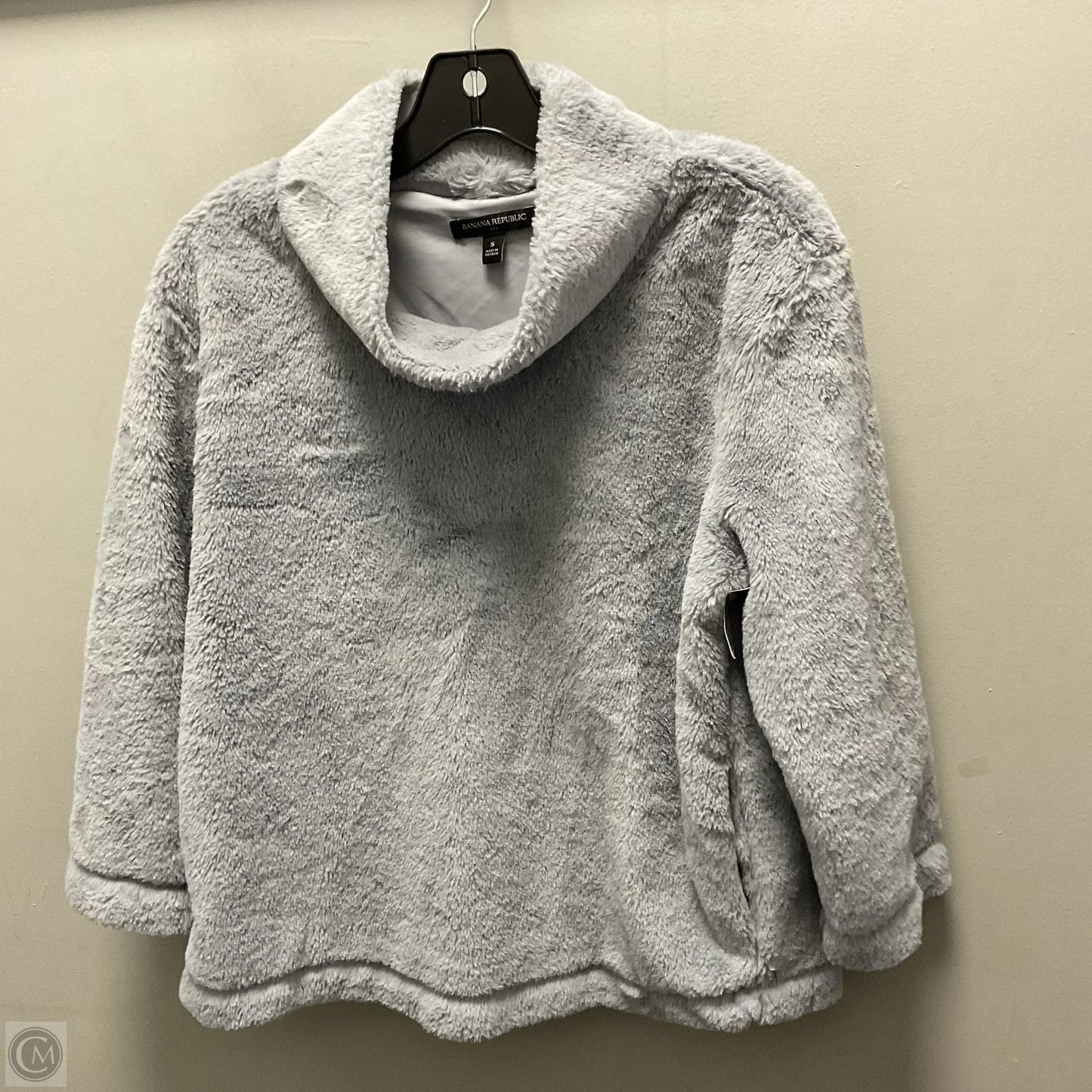 Top 3/4 Sleeve By Banana Republic In Grey, Size: S