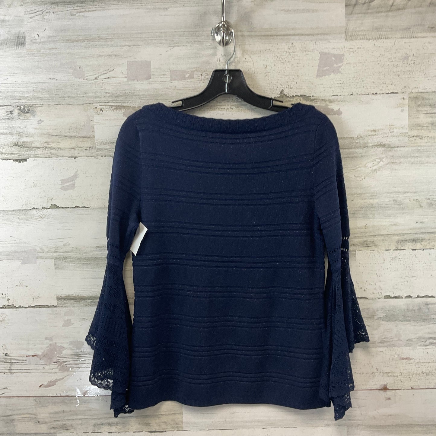 Top Long Sleeve By White House Black Market In Blue, Size: S