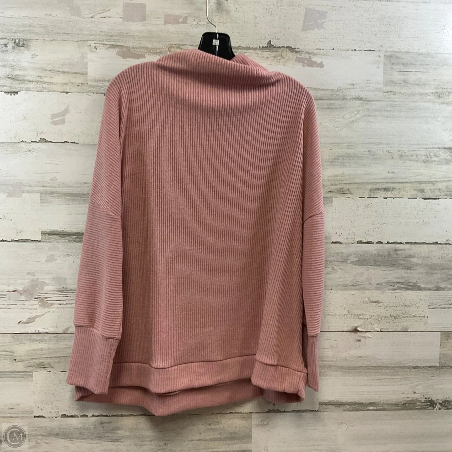 Top Long Sleeve By Andree By Unit In Pink, Size: L