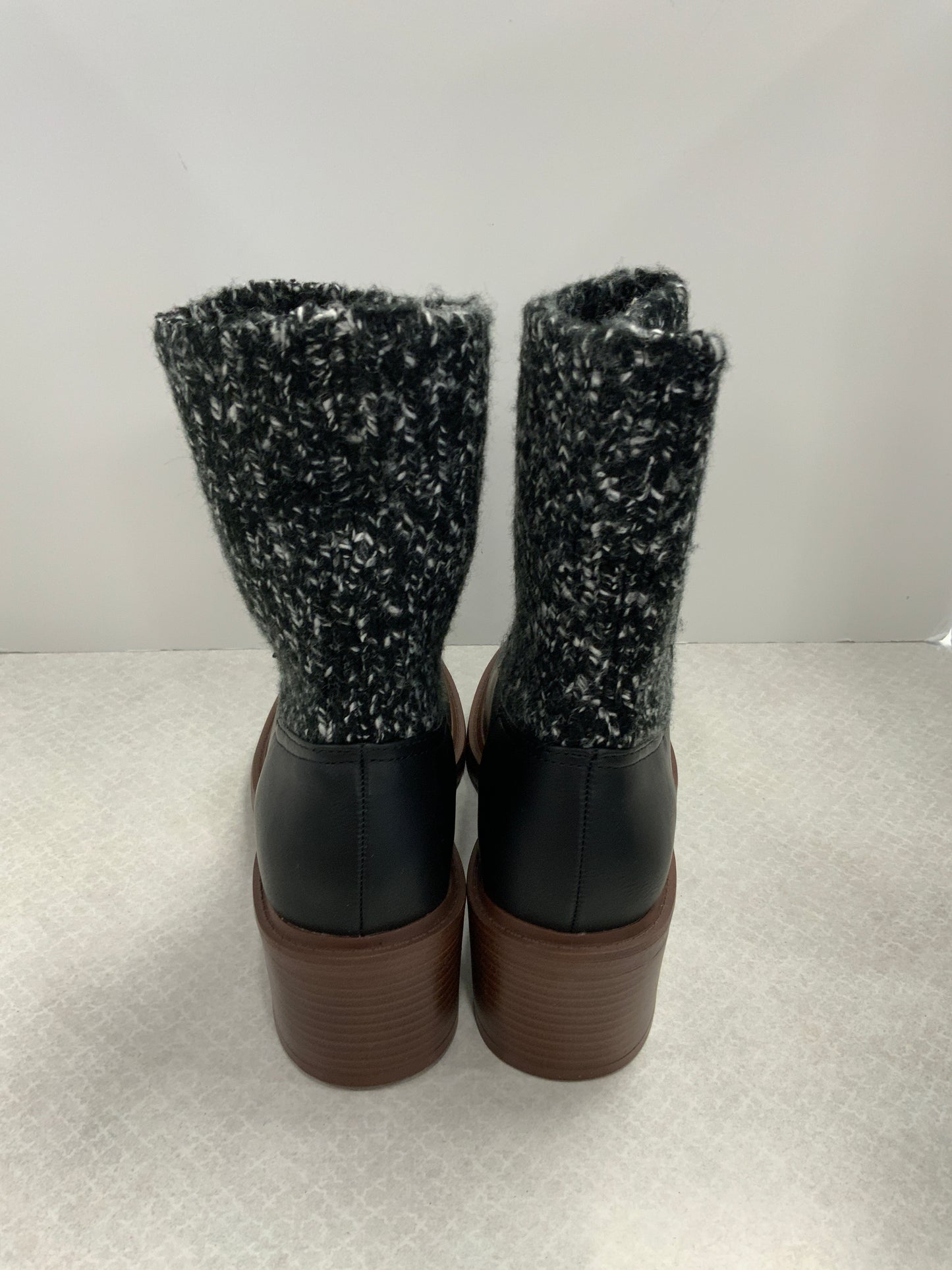 Boots Ankle Flats By Portland In Black, Size: 11