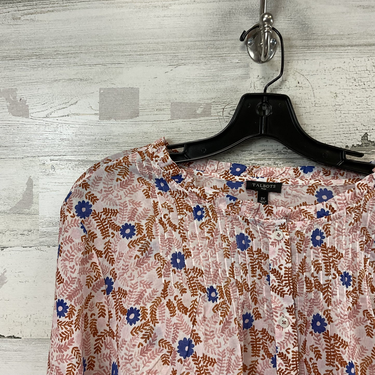 Blouse Long Sleeve By Talbots Size: 2x