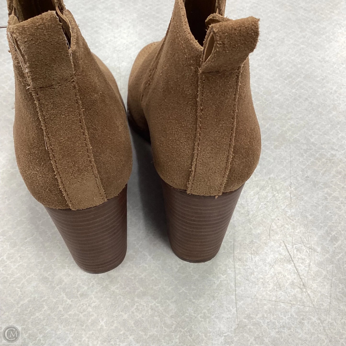 Boots Ankle Heels By Crown Vintage In Brown, Size: 10