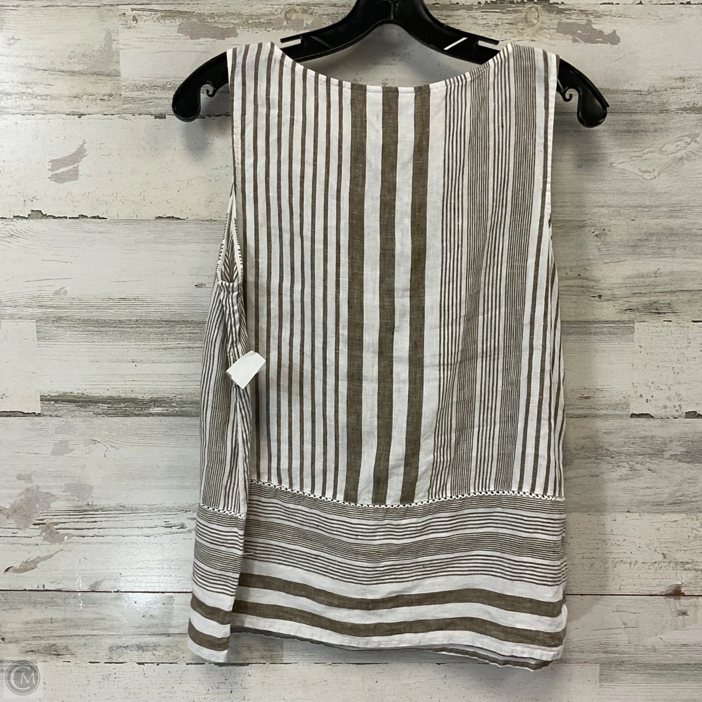 Top Sleeveless By J. Jill In Tan, Size: Sp