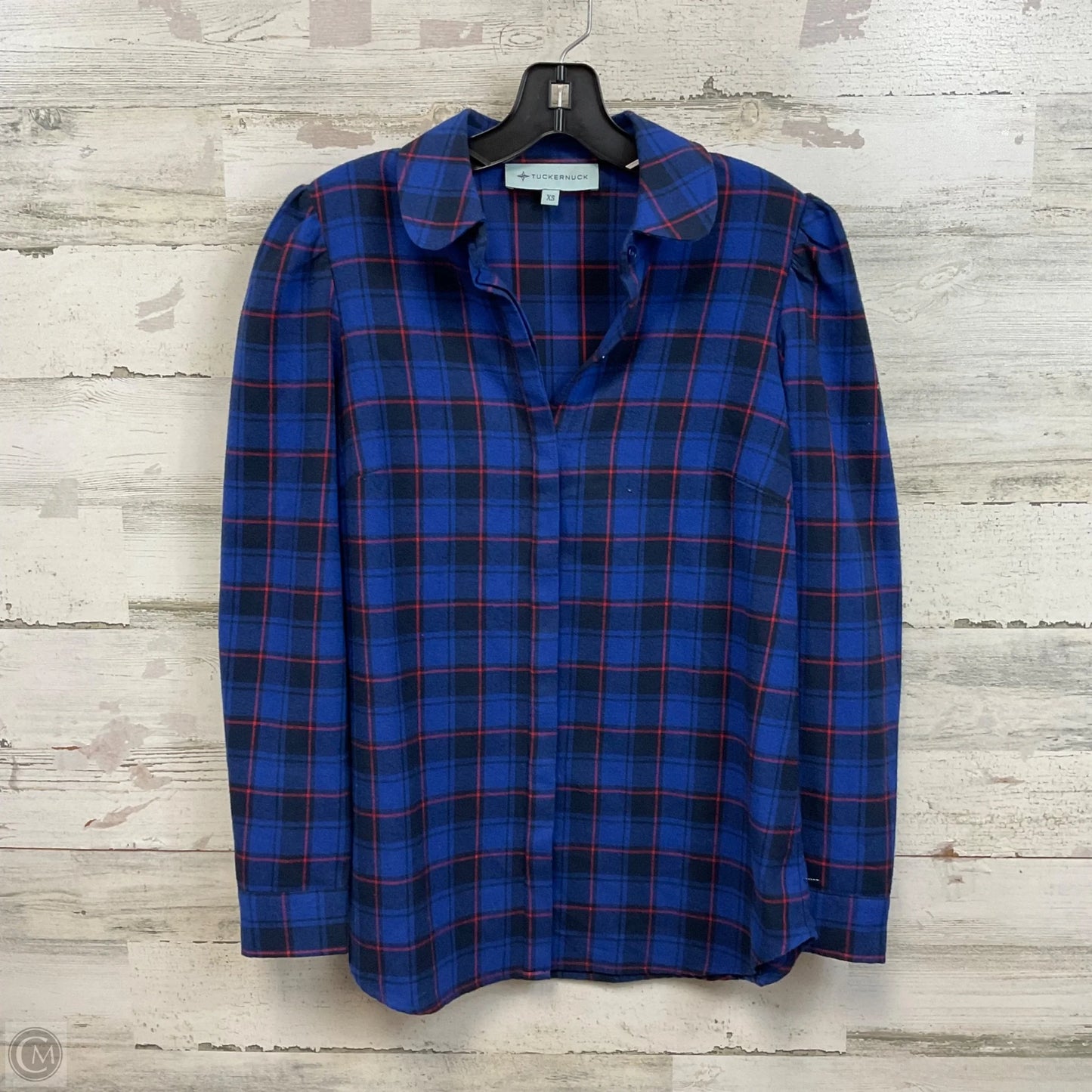 Top Long Sleeve By Tuckernuck In Blue, Size: Xs