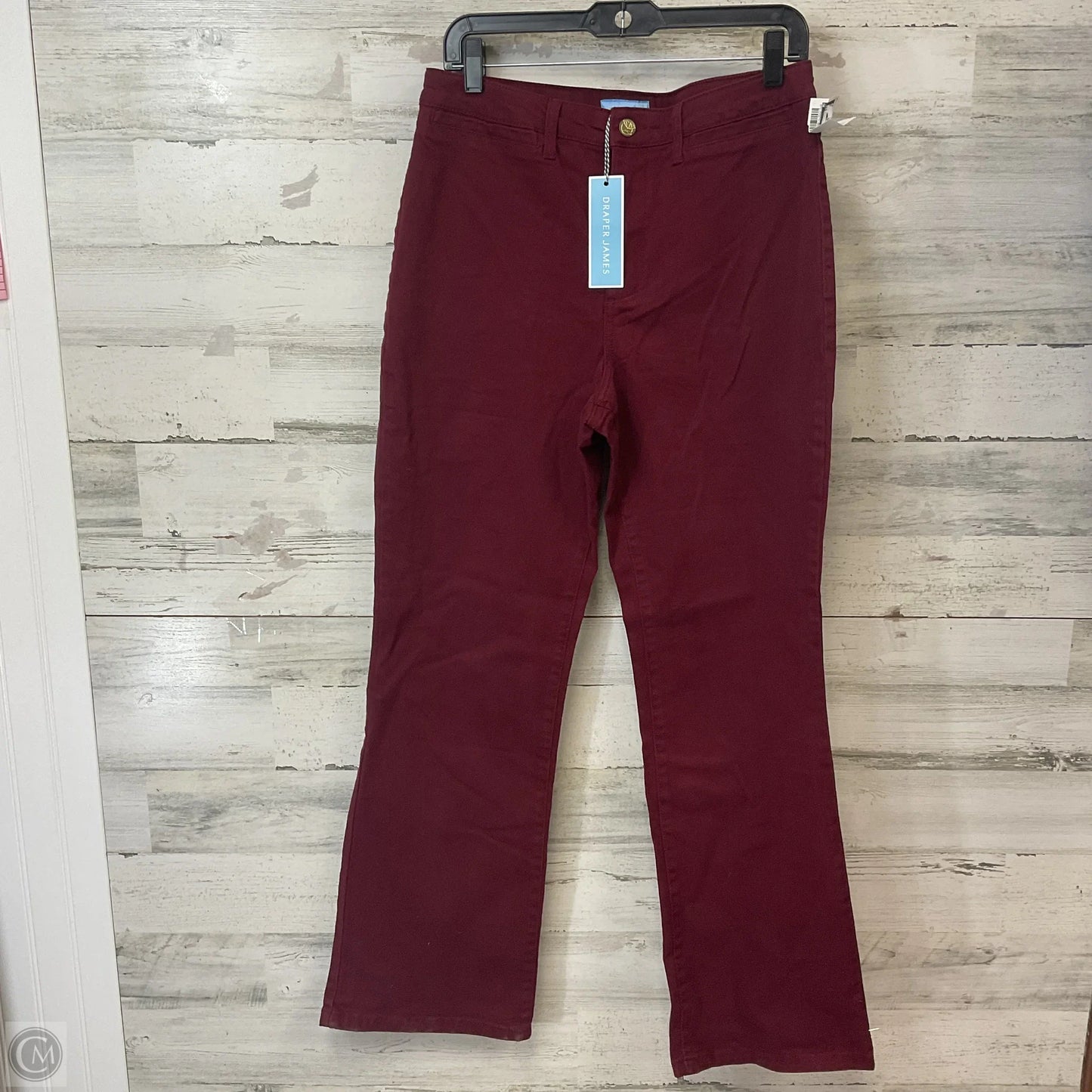 Jeans Straight By Draper James In Red, Size: 14
