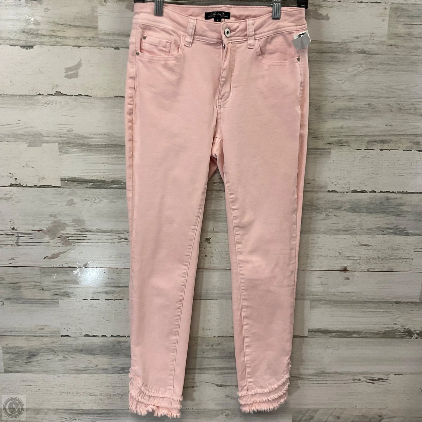 Pants Other By Charlie B In Pink Denim, Size: 4