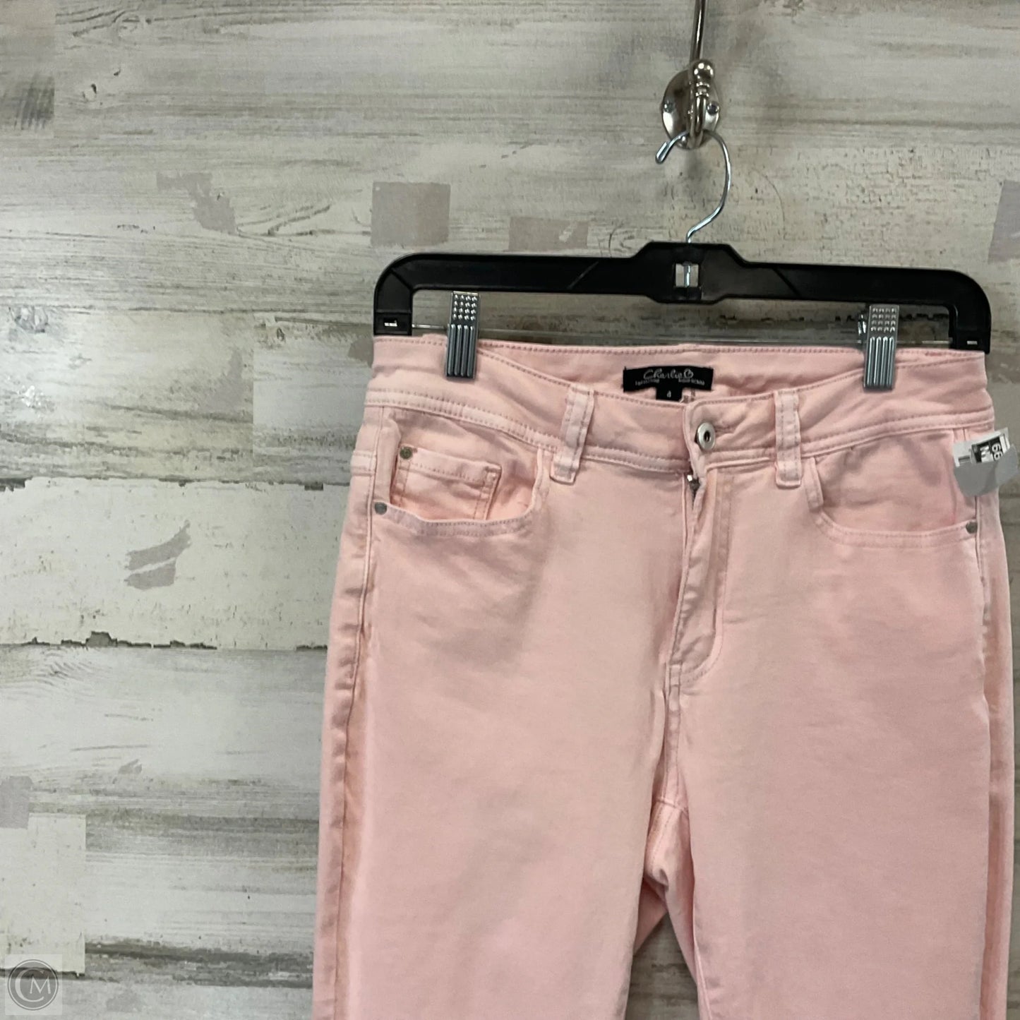 Pants Other By Charlie B In Pink Denim, Size: 4
