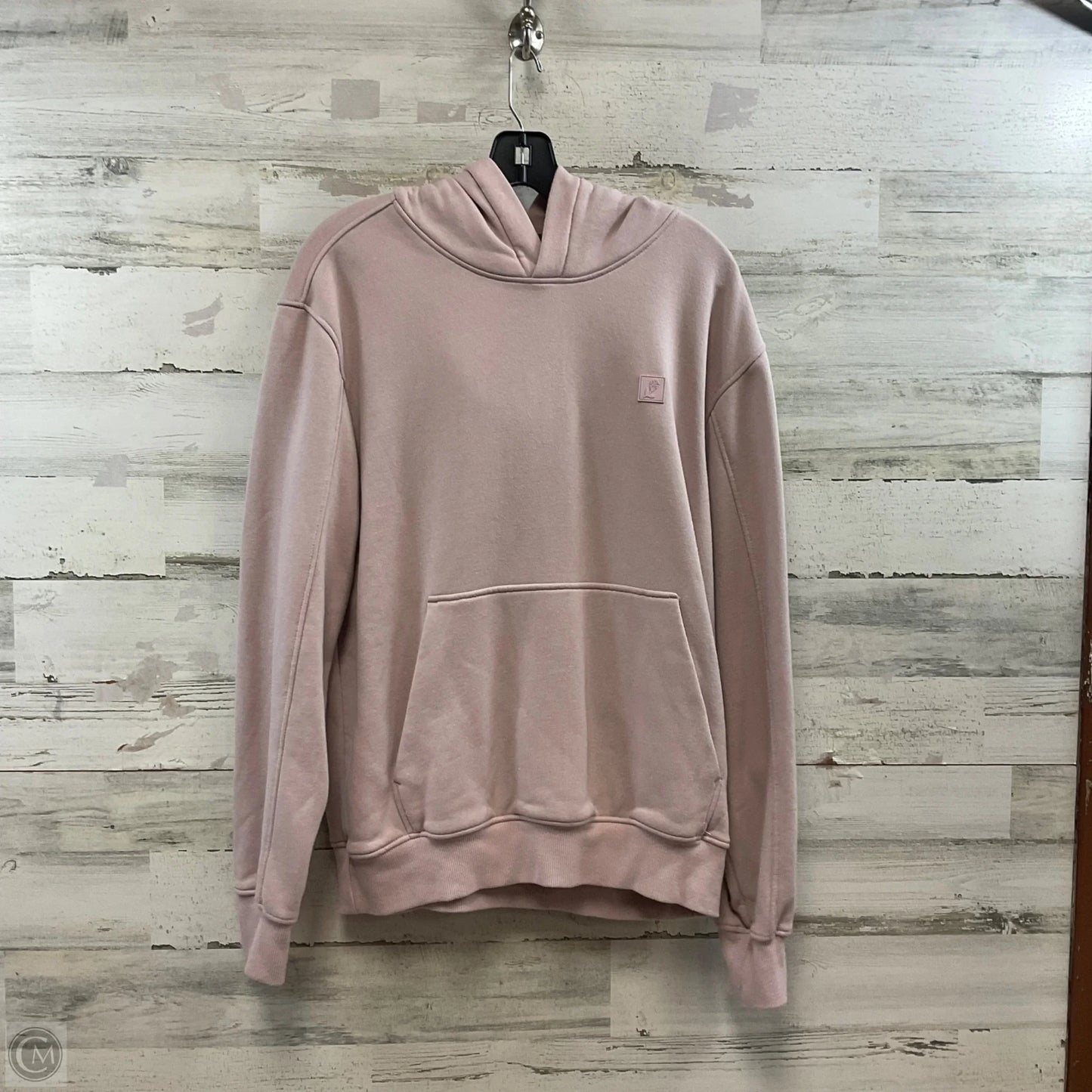 Sweatshirt Hoodie By H&m In Pink, Size: L