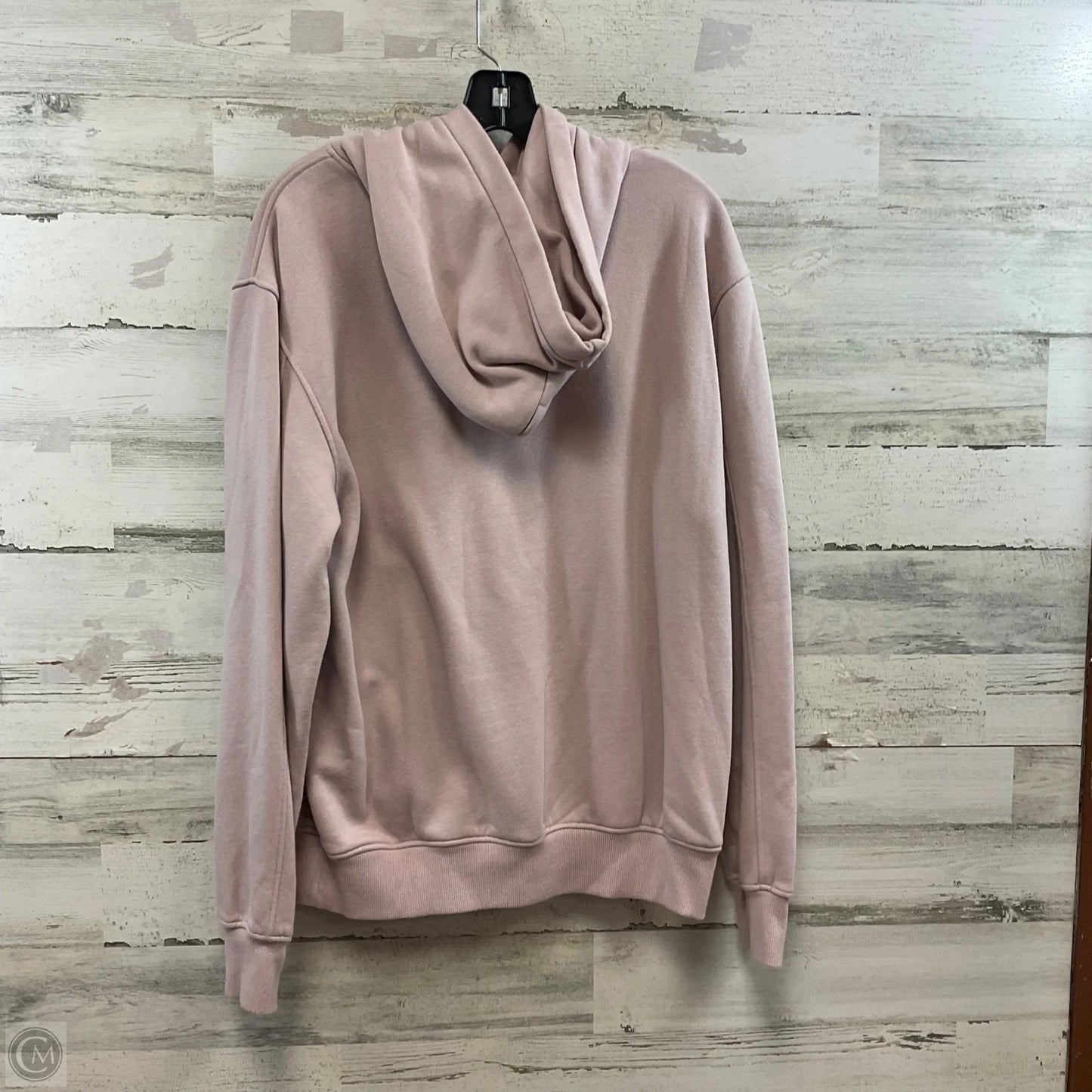 Sweatshirt Hoodie By H&m In Pink, Size: L