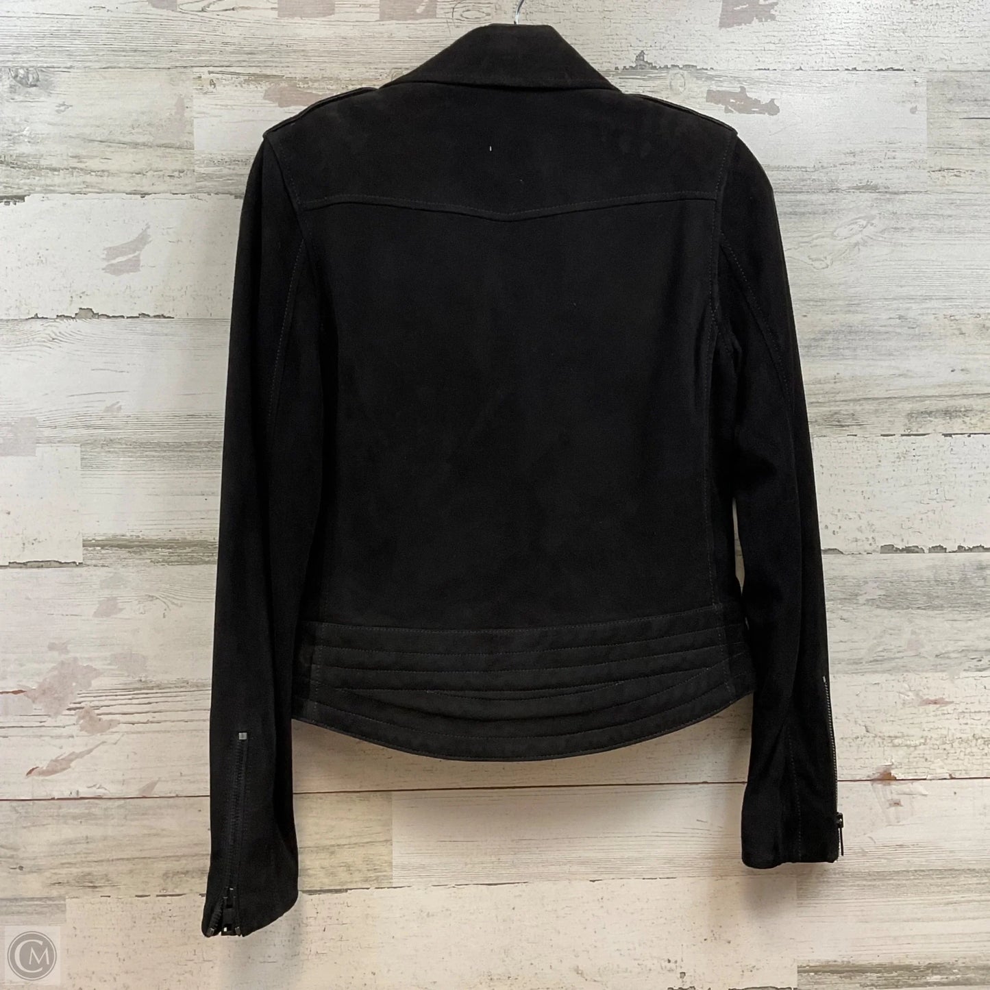 Jacket Leather By Rag & Bones Jeans In Black, Size: Xs