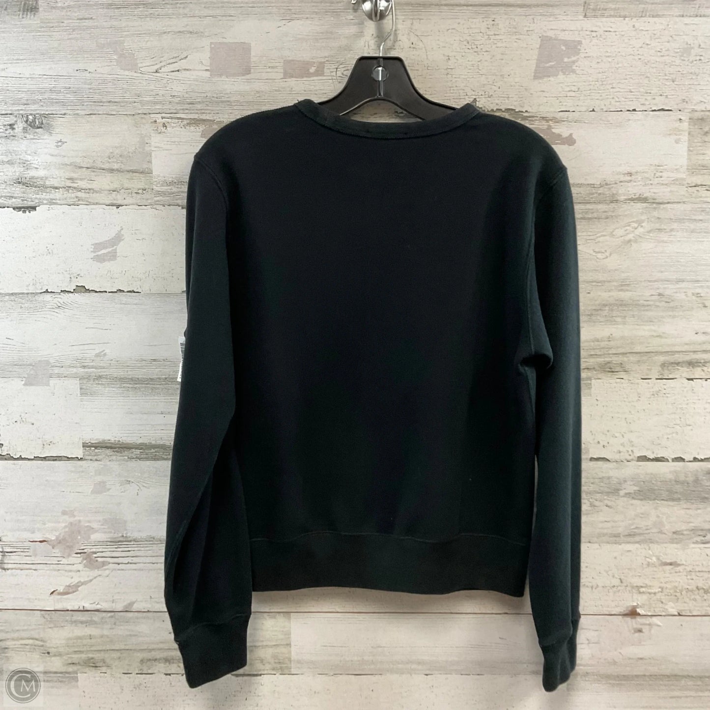 Sweatshirt Crewneck By Polo Ralph Lauren In Black, Size: M
