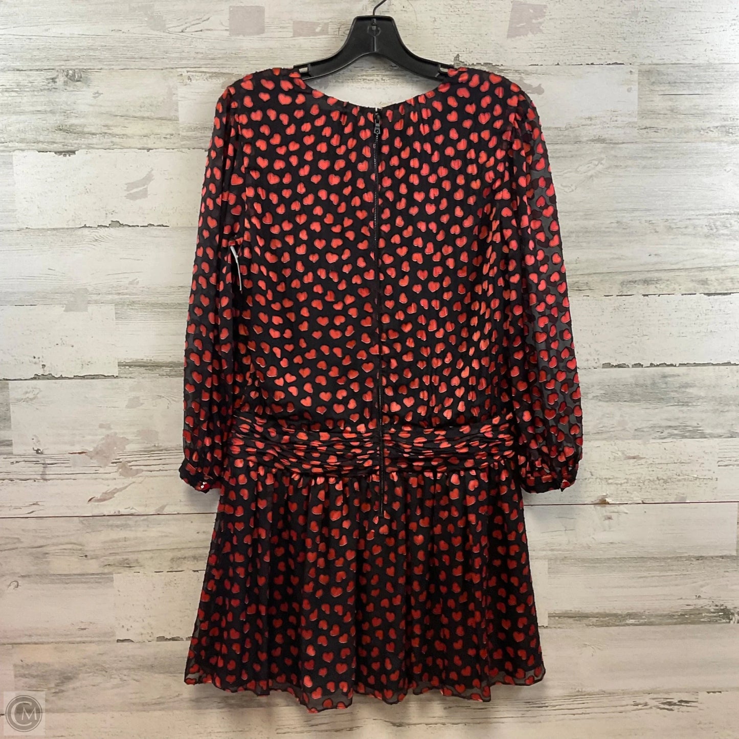 Dress Designer By Alice + Olivia In Black & Red, Size: S