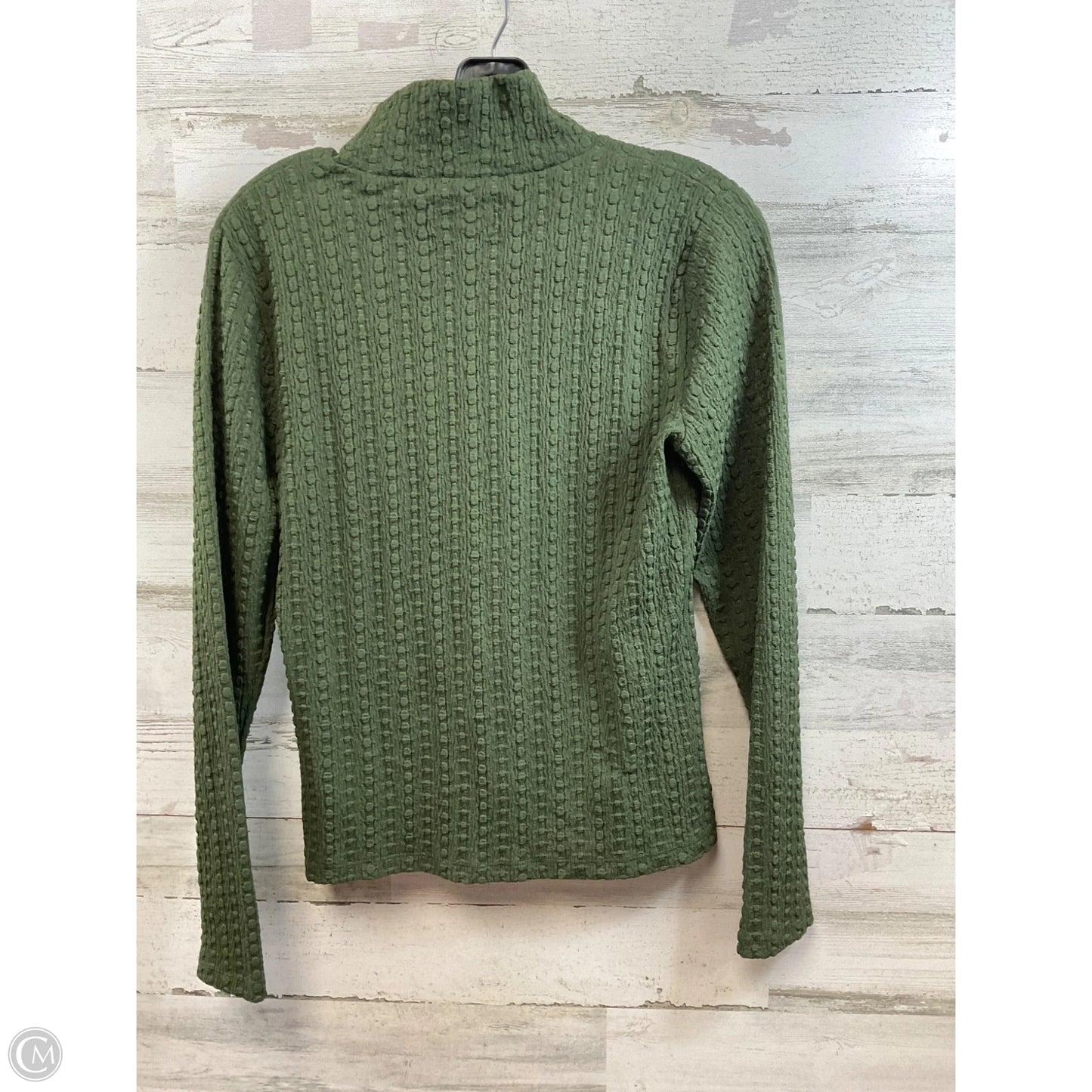 Top Long Sleeve By Maeve In Green, Size: M