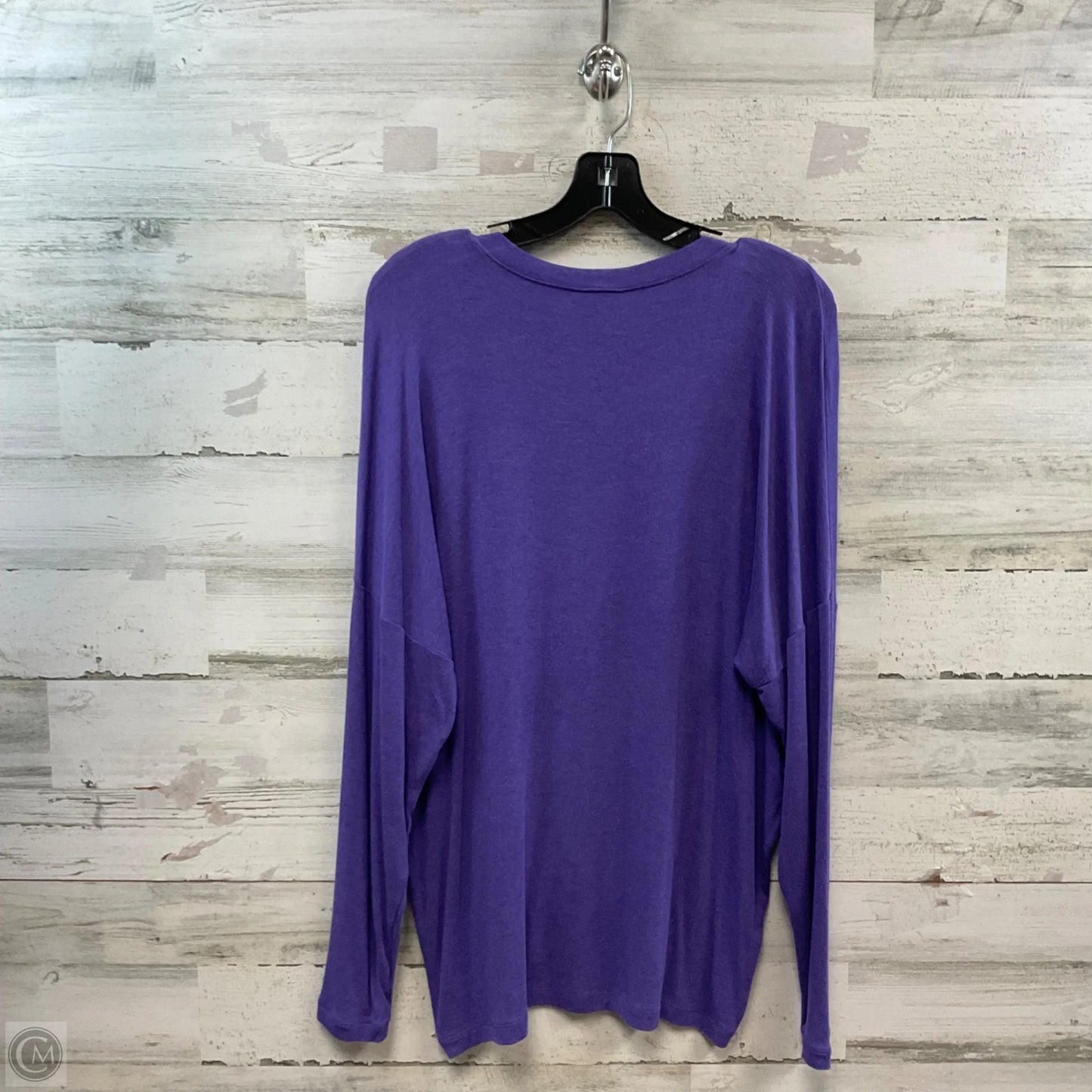 Top Long Sleeve By Cabi In Purple, Size: M