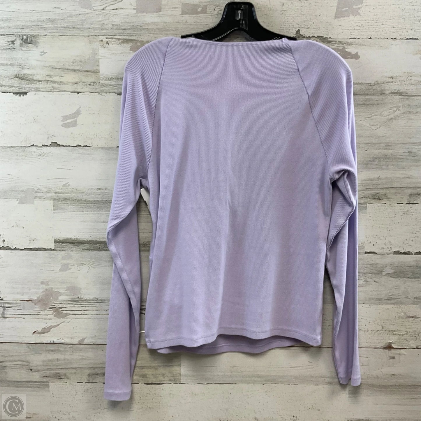 Top Long Sleeve By Abercrombie And Fitch In Purple, Size: Xl