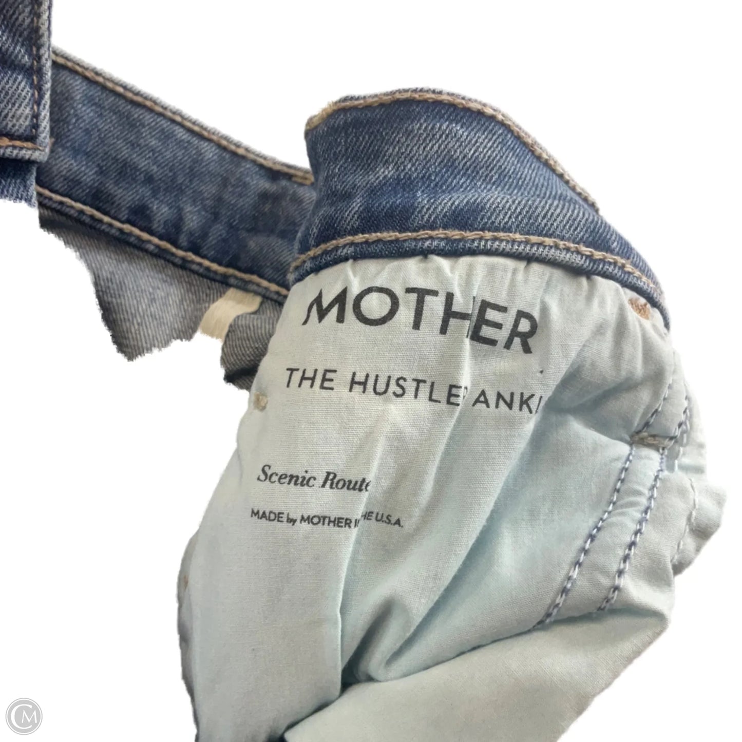 Jeans Flared By Mother Jeans In Blue Denim, Size: 0