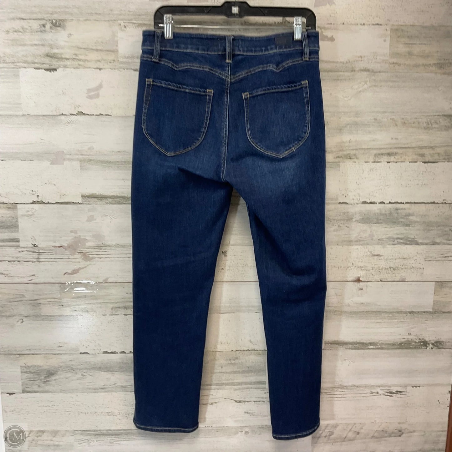 Jeans Straight By Paige In Blue Denim, Size: 10