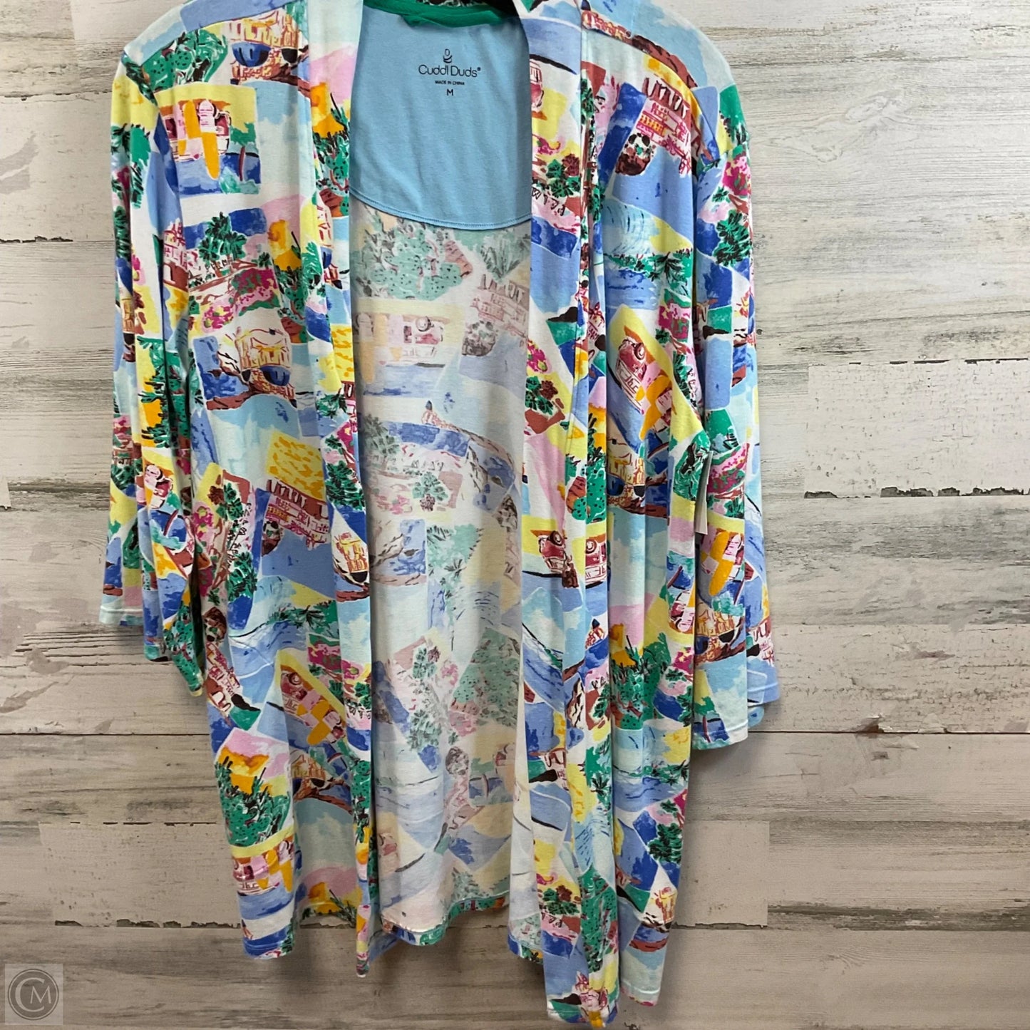 Cardigan By Cuddl Duds In Blue, Size: M