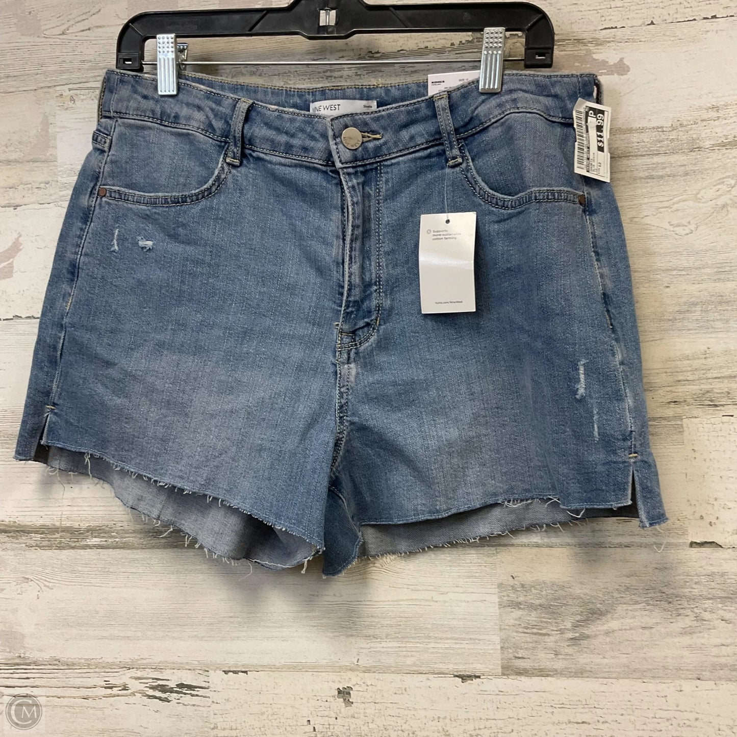 Shorts By Nine West Apparel In Blue Denim, Size: 12