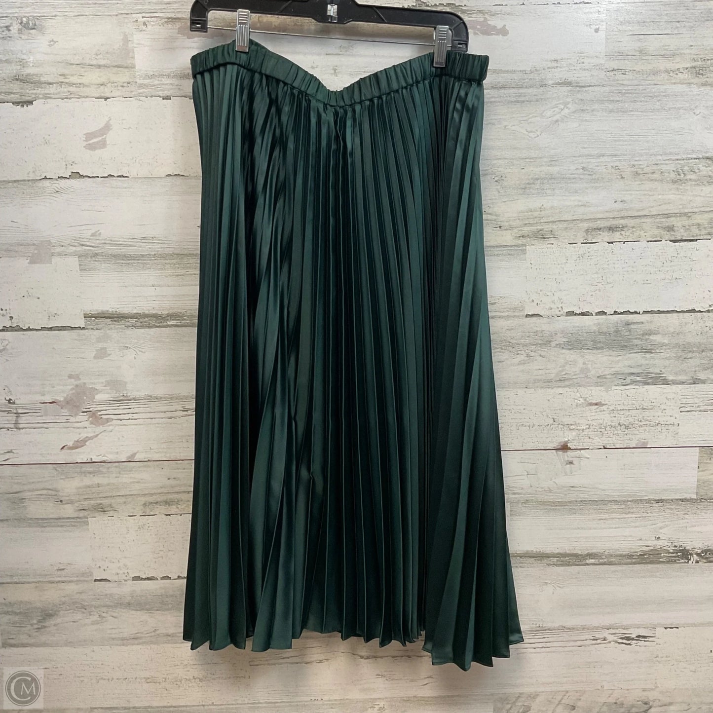 Skirt Midi By 1.state In Green, Size: 16