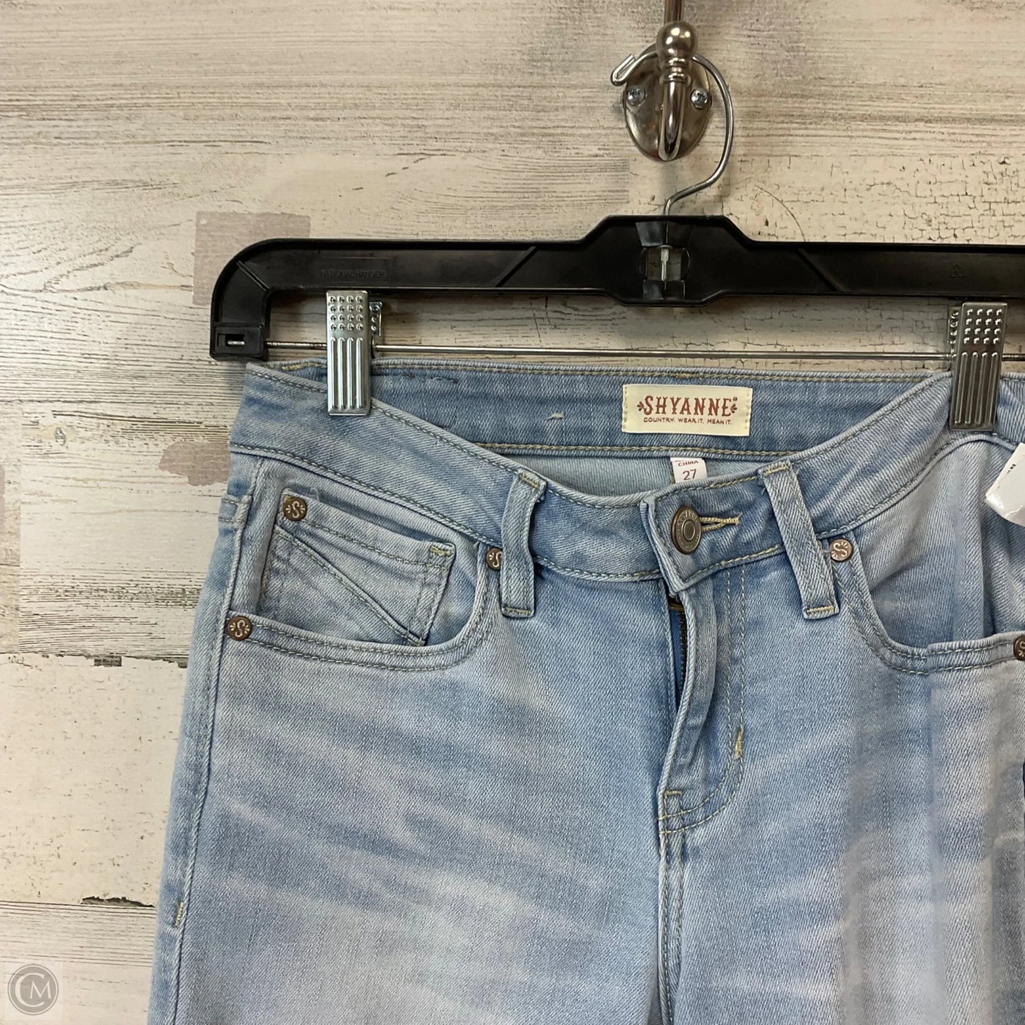 Jeans Flared By SHYANNE In Blue Denim, Size: 4