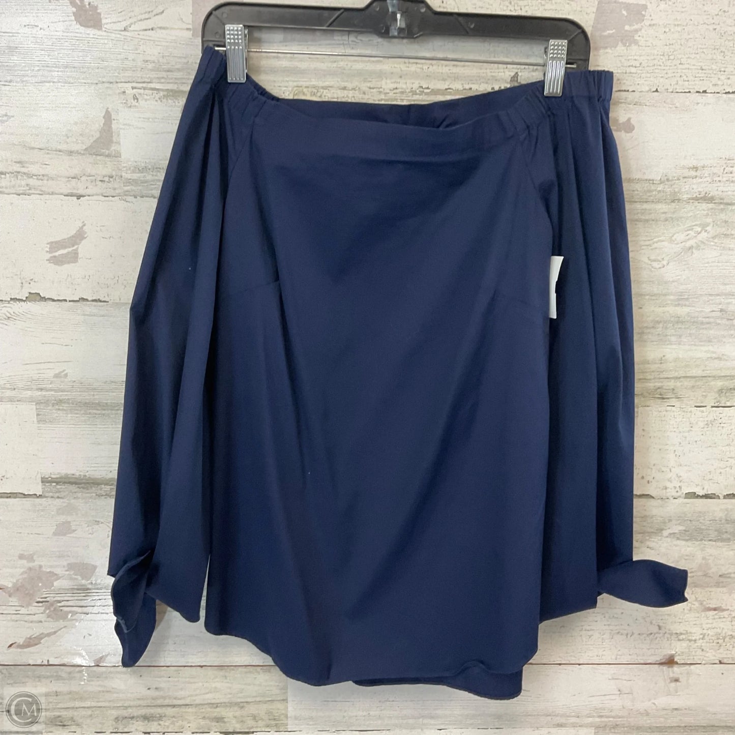 Blouse Long Sleeve By White House Black Market In Blue, Size: S